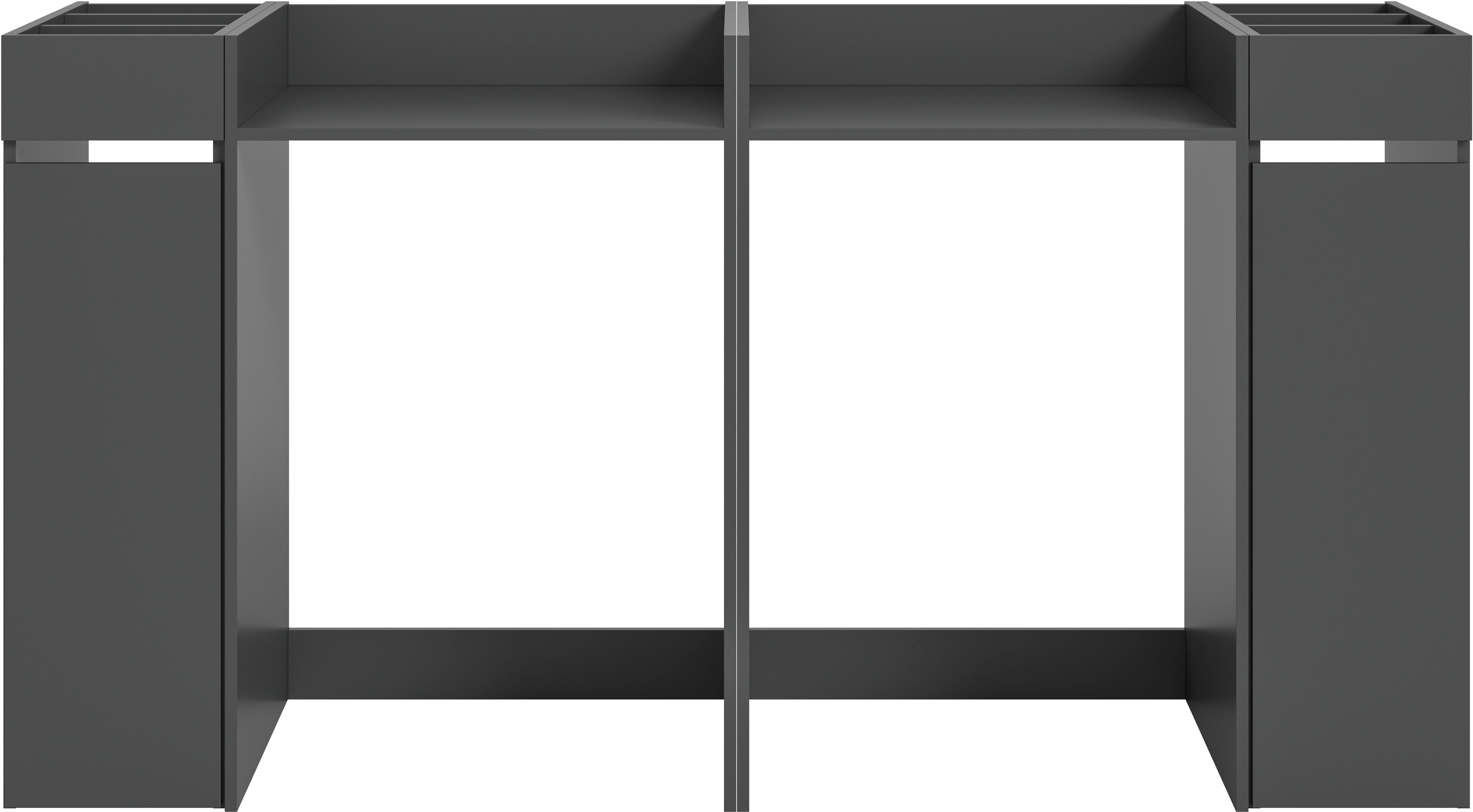 Thumbnail - welltime Badmöbel-Set "FALAS, TOPSELLER, 4-teilig, Hauswirtschaftsraum Set, Breite 190 cm" Set, bestehend aus: 2x Waschm...