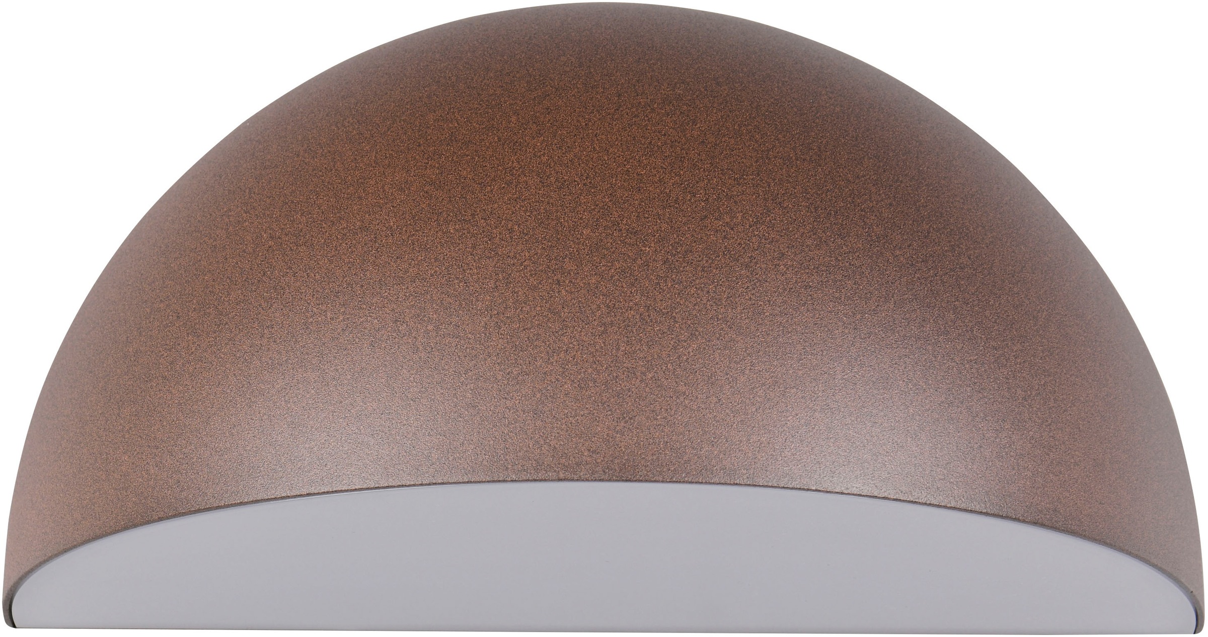 TRIO Leuchten Außen-Wandleuchte »MAAS, Hauswand Leuchte Downlight kugelförmig Metall Aluminium IP44«, 1 flammig, Leuchtmittel E27 | Leuchtmittel wechselbar, exkl 1x E27 max 10W, Breite 27cm Höhe 14cm, Leuchtmittel wechselbar