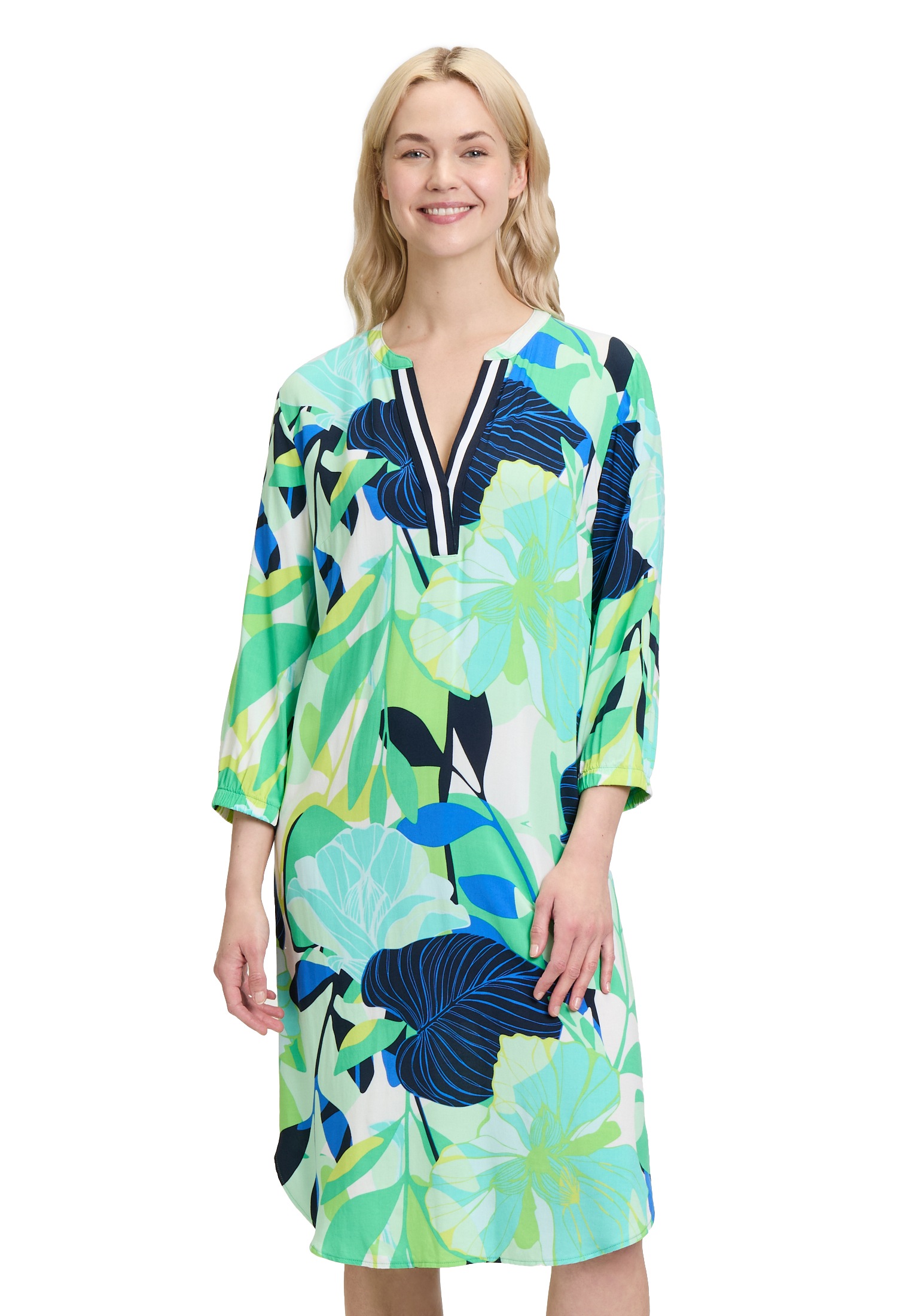 Betty Barclay Druckkleid "Betty Barclay Damen Casual-Kleid mit Stehkragen", günstig online kaufen