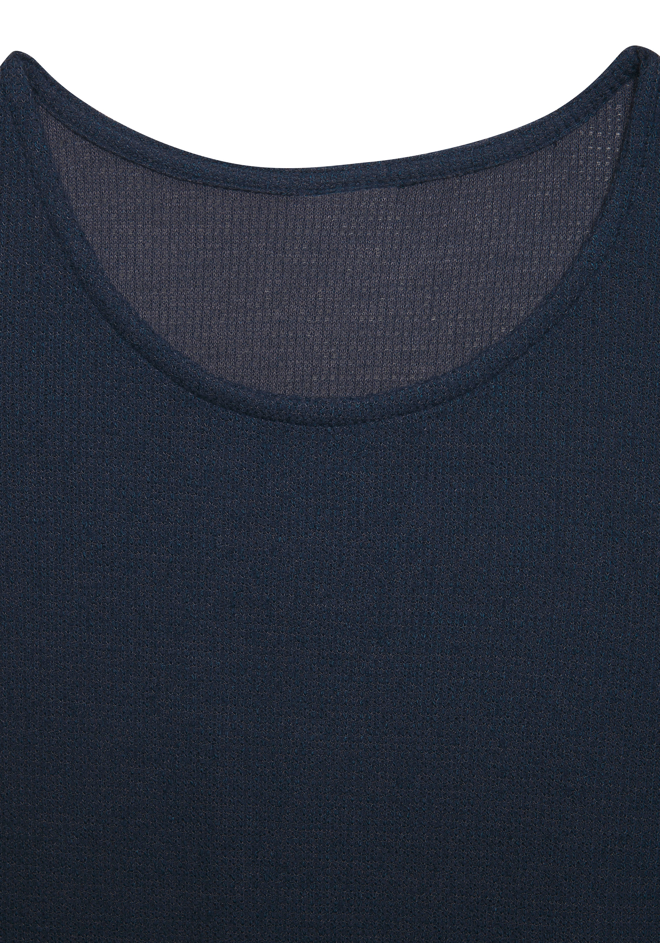 Vivance Langarmshirt »aus flauschigem Strick«, aus bügelfreier Qualität