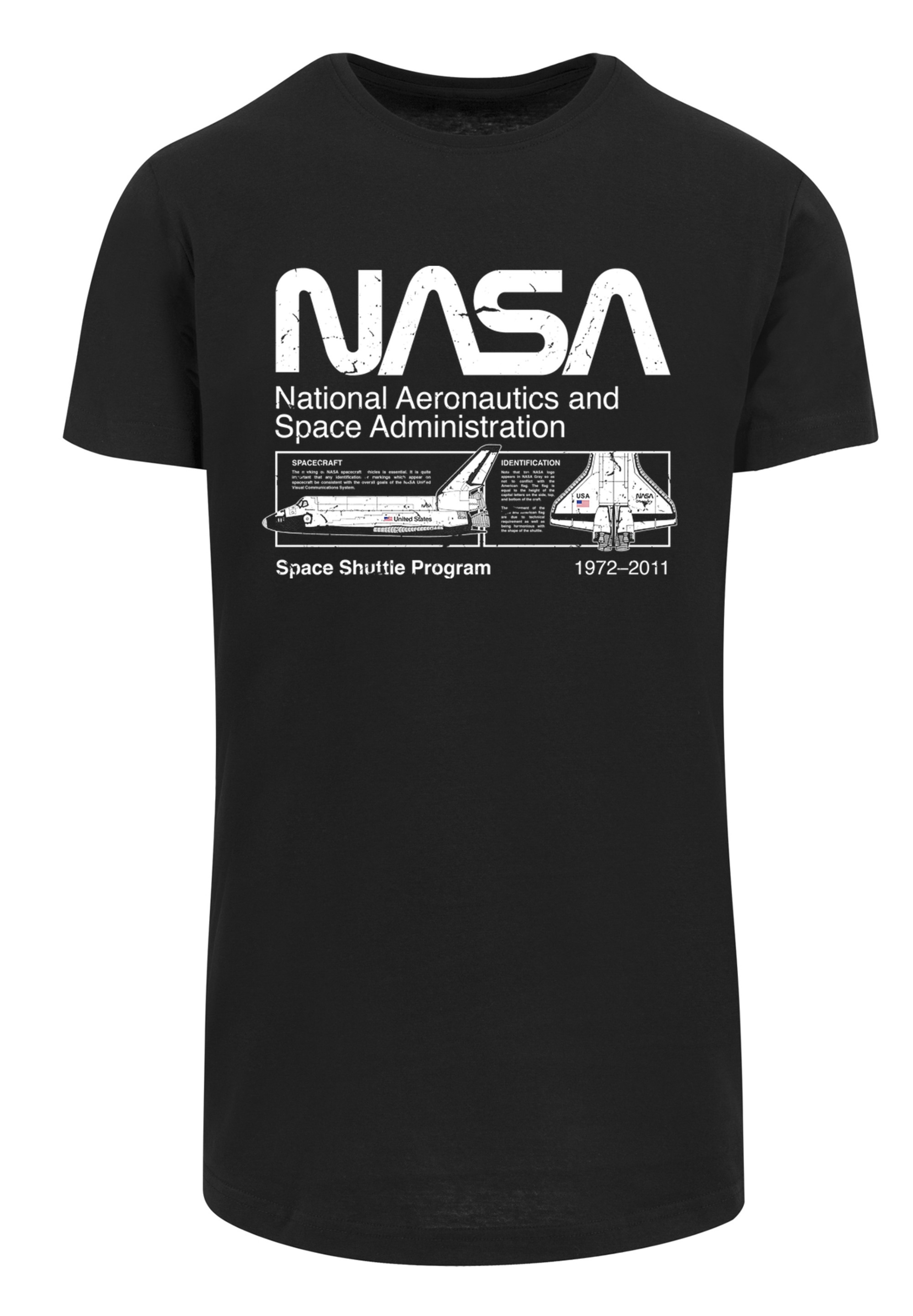 F4NT4STIC T-Shirt "NASA Classic Space Shuttle Black", Herren,Premium Merch, günstig online kaufen