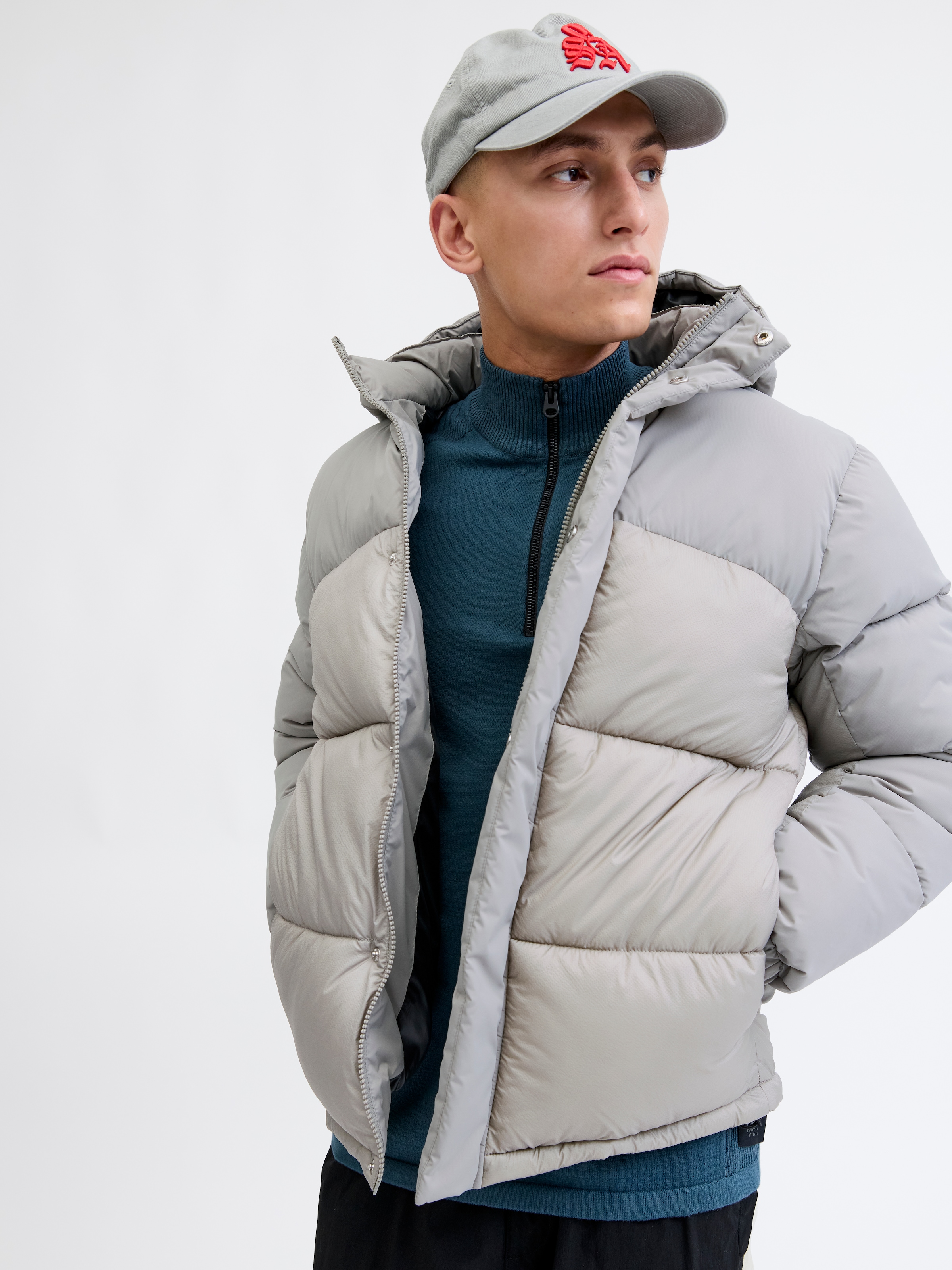 Jack & Jones Steppjacke »JCOUNION PUFFER JACKET SN«, mit Kapuze