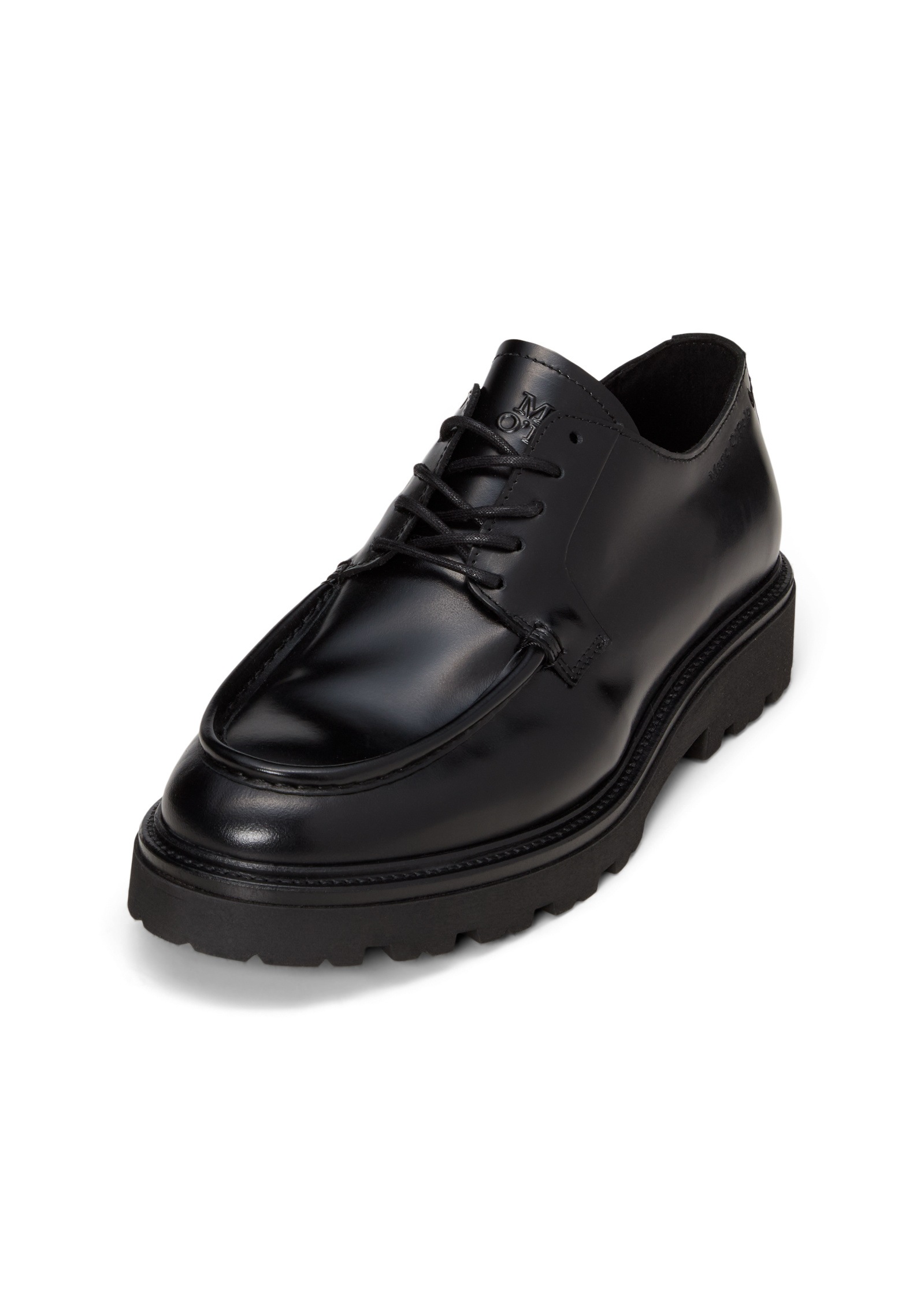 Marc OPolo Schlupfboots "aus leicht glänzendem Kalbleder"
