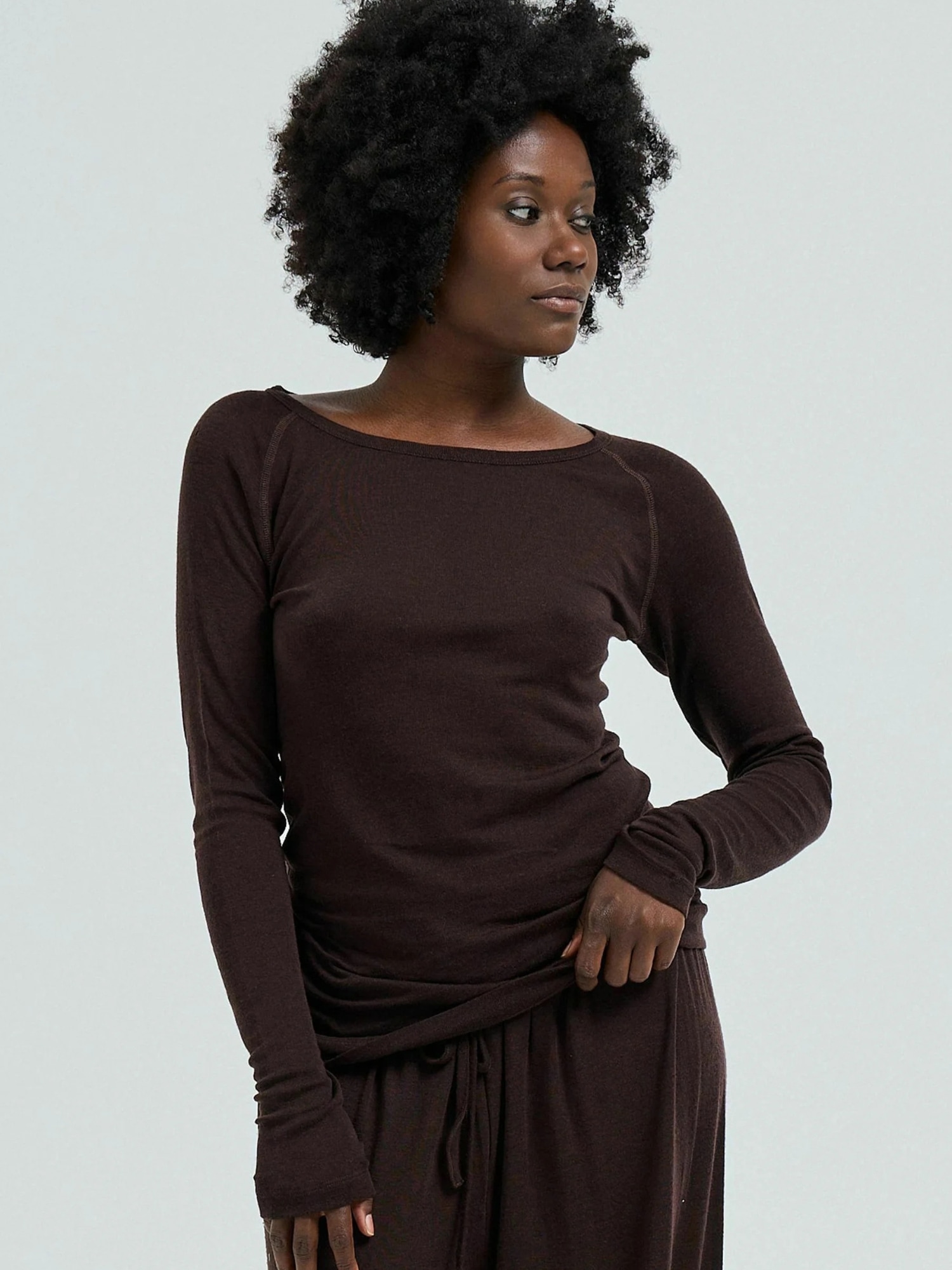 Seamless Basic Funktionstop "Seamless Basic T-shirt Woolen Jade" günstig online kaufen