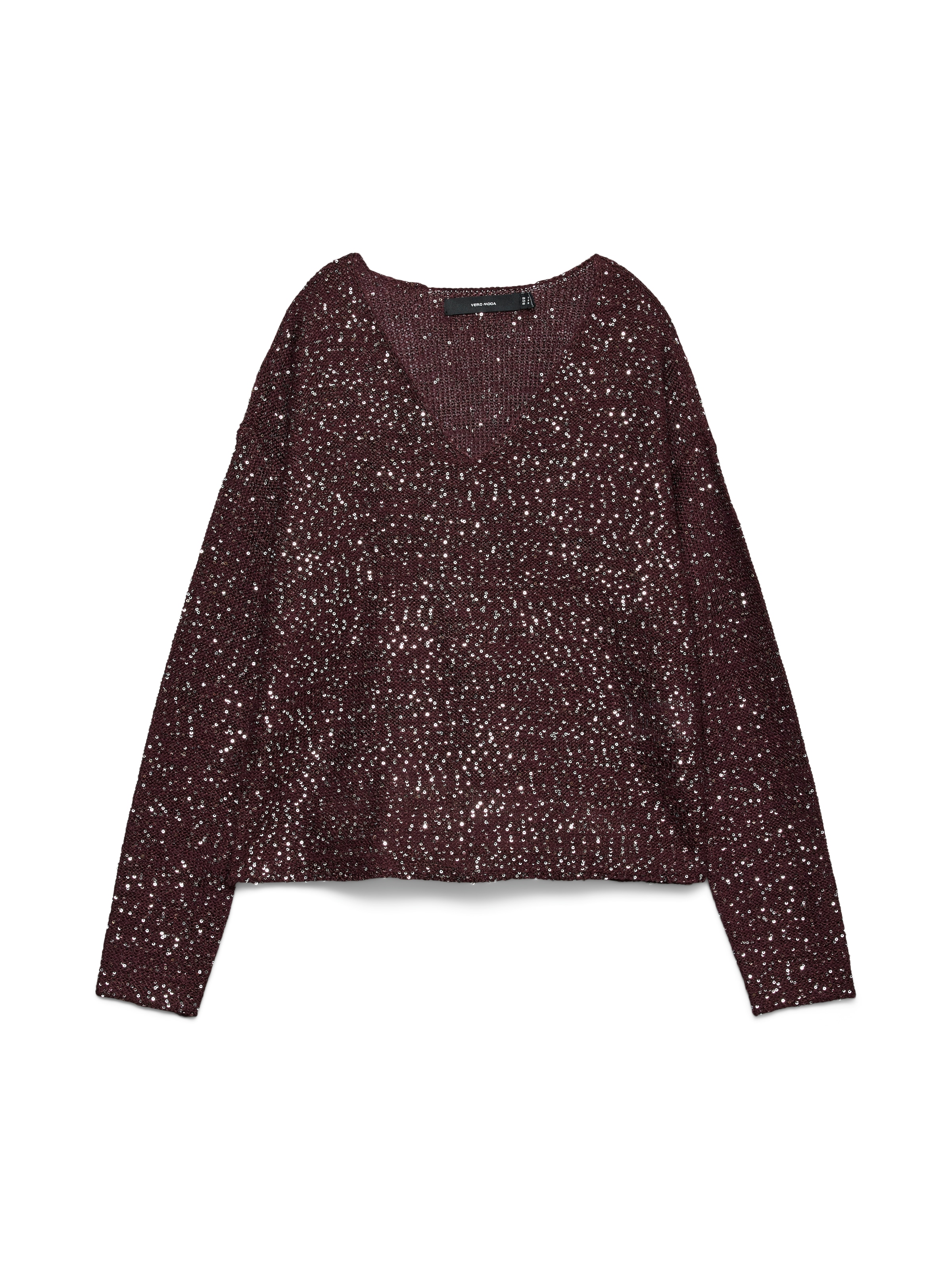 Vero Moda Strickpullover "VMLEILANI NEW LS V-NECK PULLOVER REP" günstig online kaufen