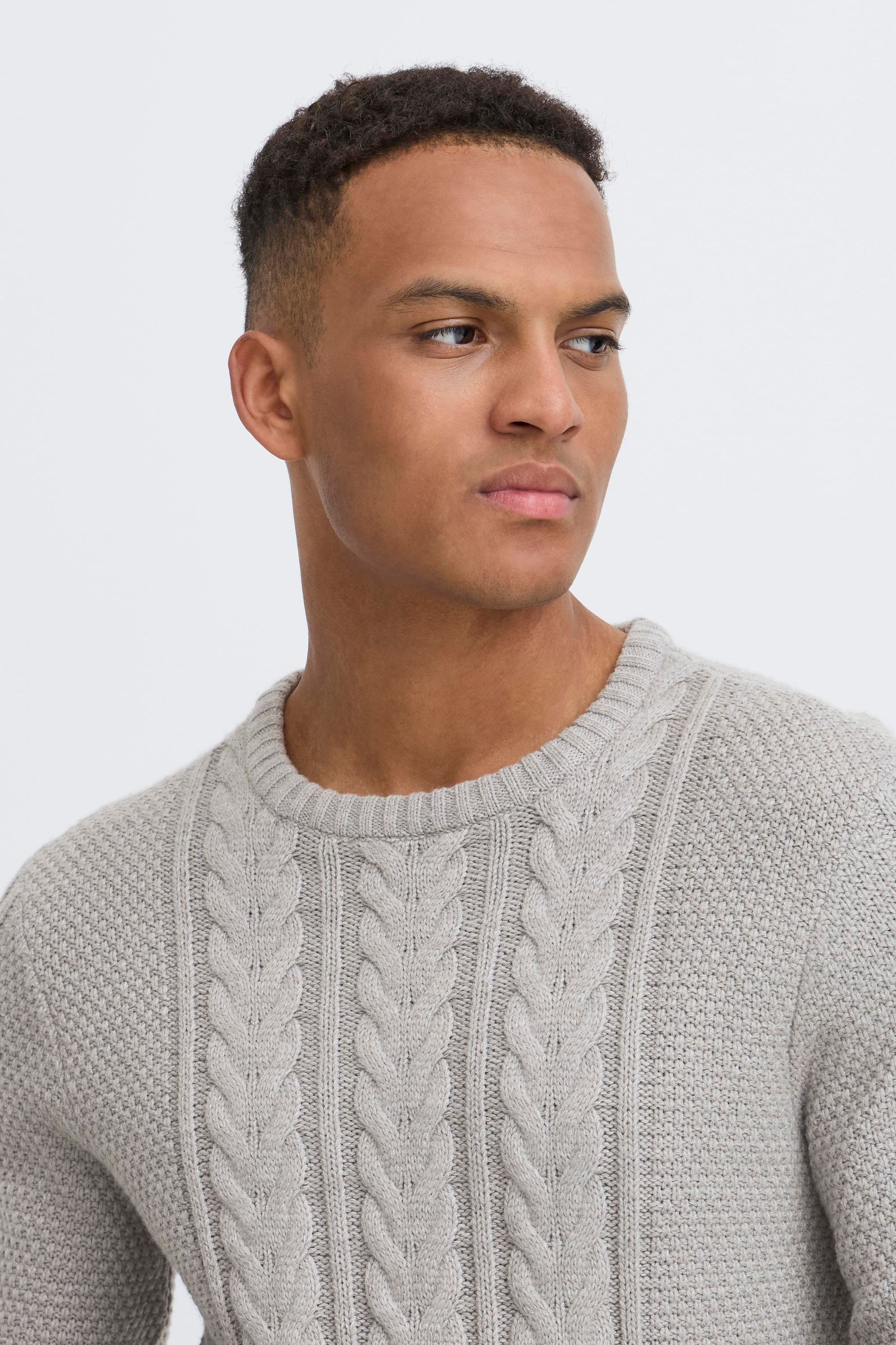 Blend Strickfleece-Pullover »Strickpullover BHBASIM«