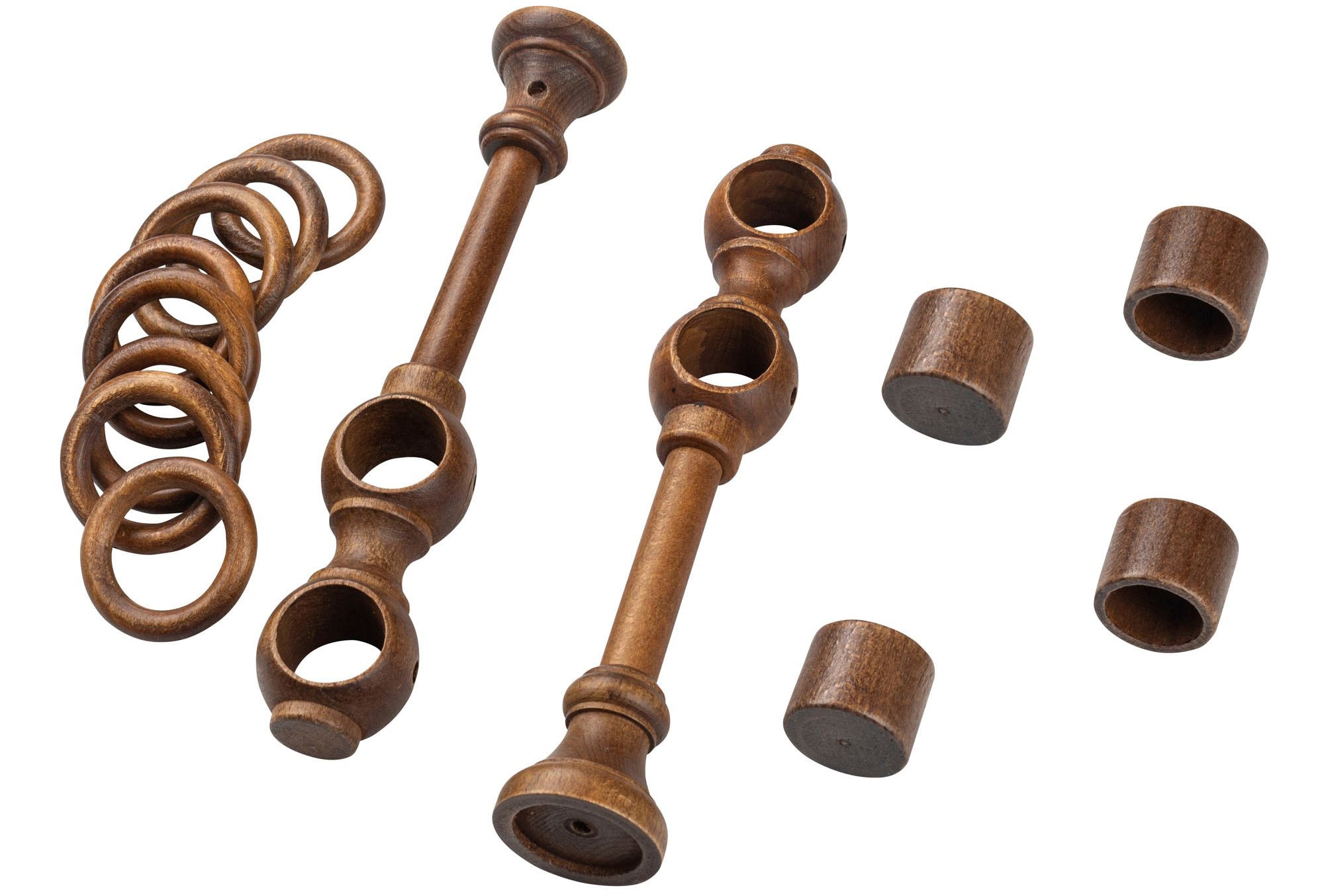 SN DECO GROUP Gardinenstange »Cafiro«, 2 läufig-läufig, Fixmaß