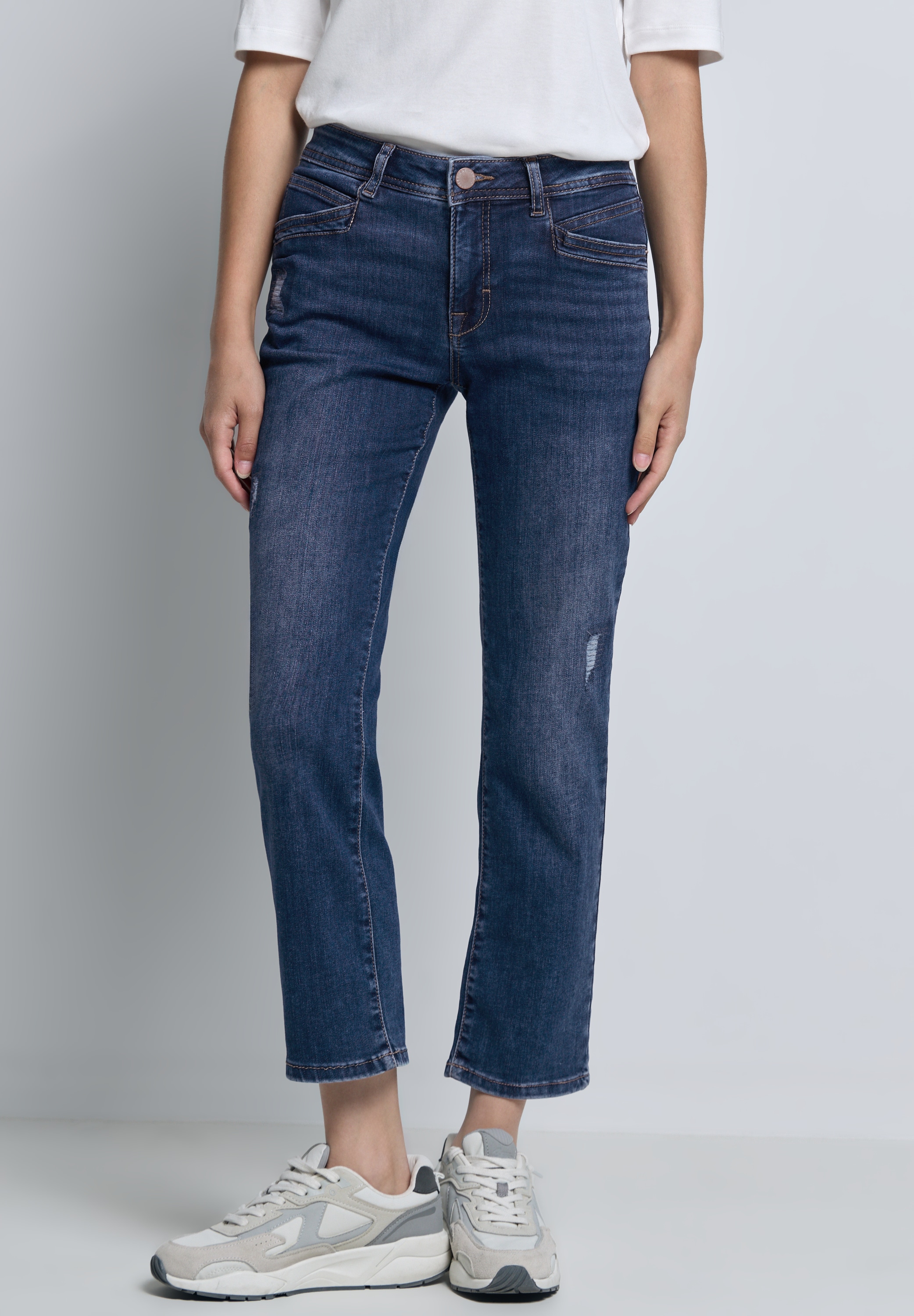 STREET ONE STUDIO Slim-fit-Jeans, Middle Waist