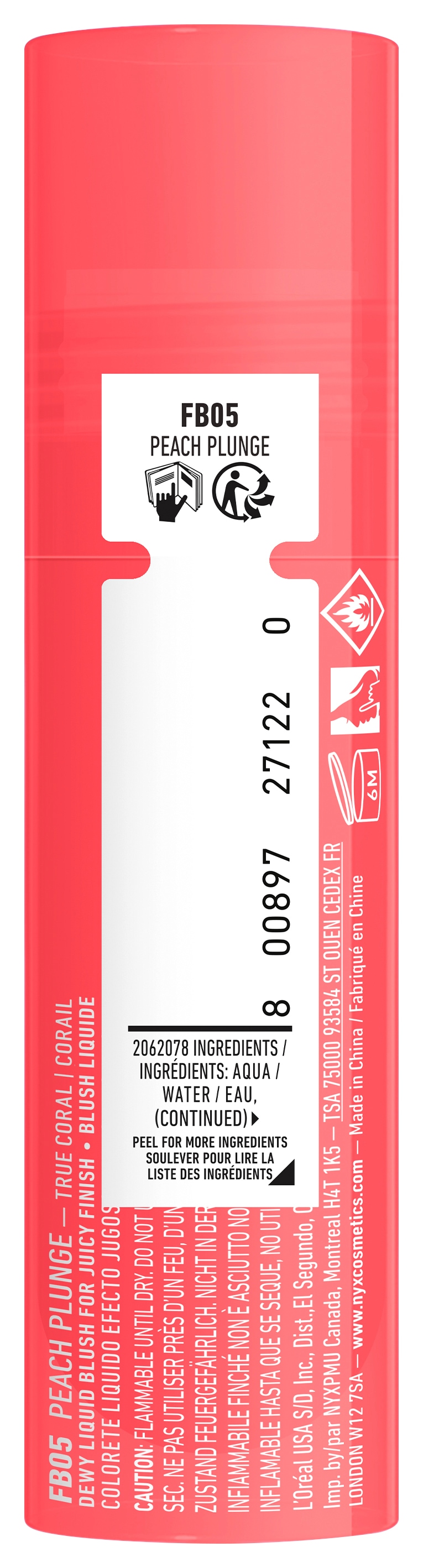 NYX Rouge »NYX Professional Makeup Fat Cheeks Blush«