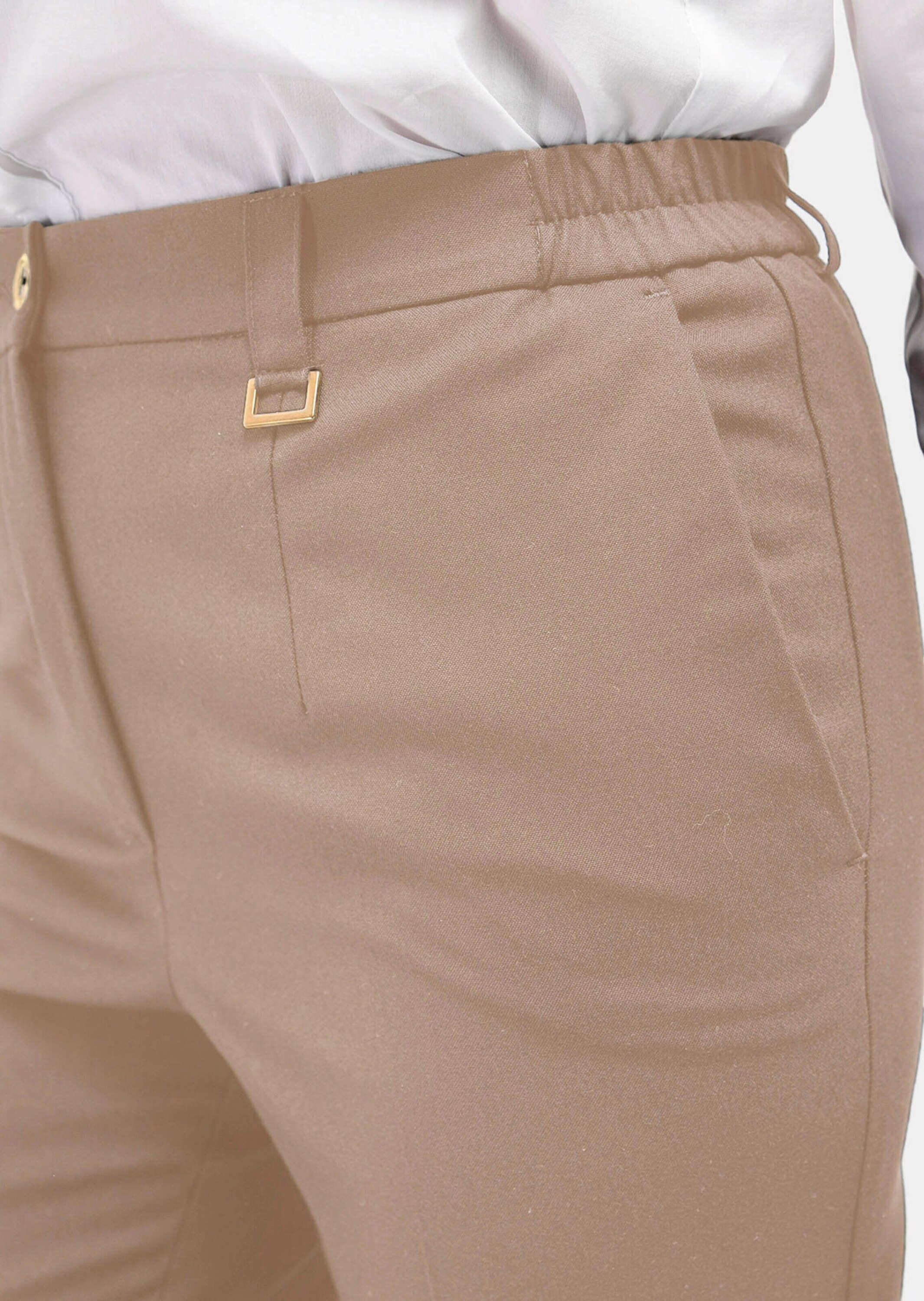 GOLDNER Stoffhose »Bequeme Hose CARLA mit Bügelfalte«