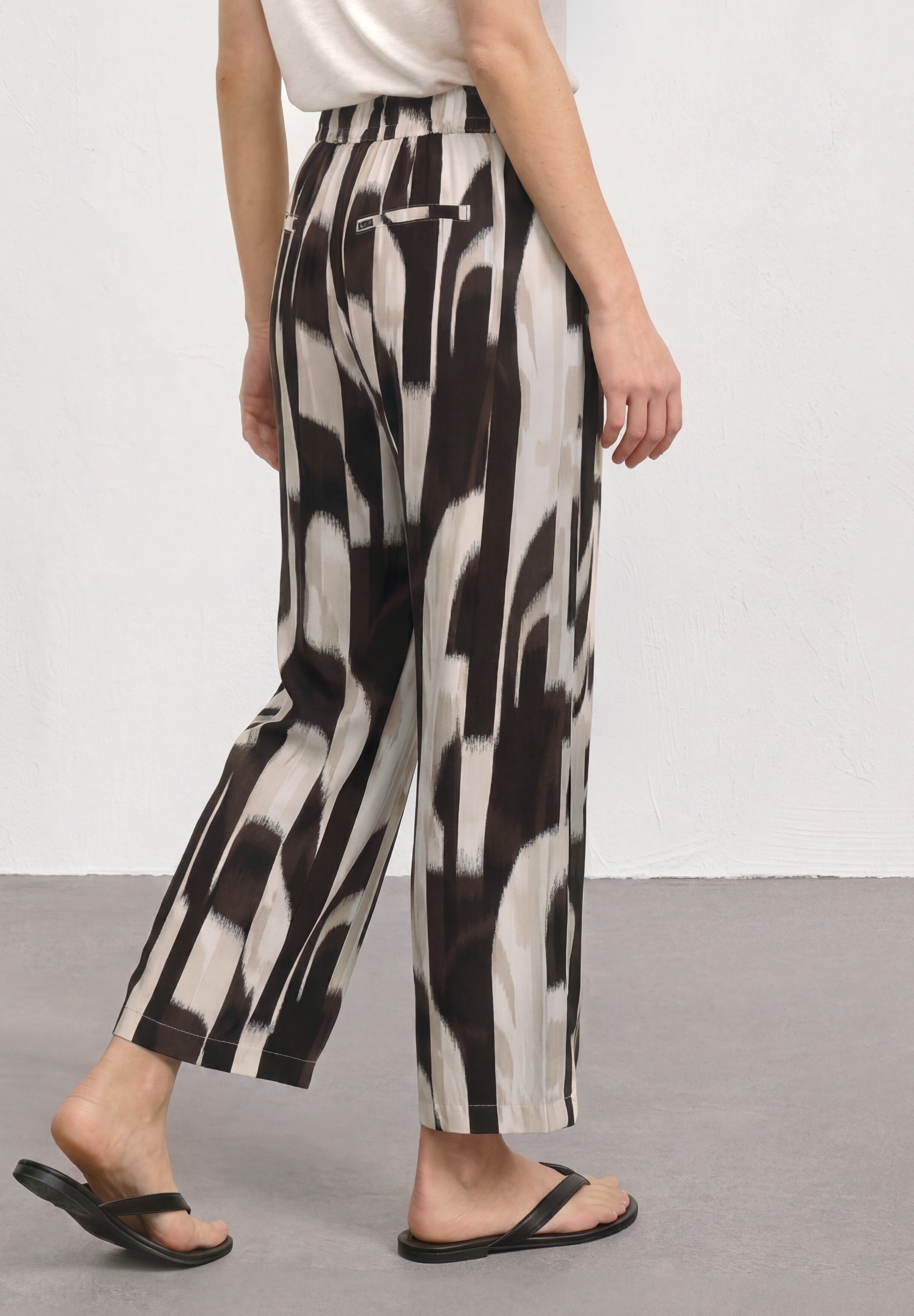 STREET ONE Stoffhose  mit Wide Legs