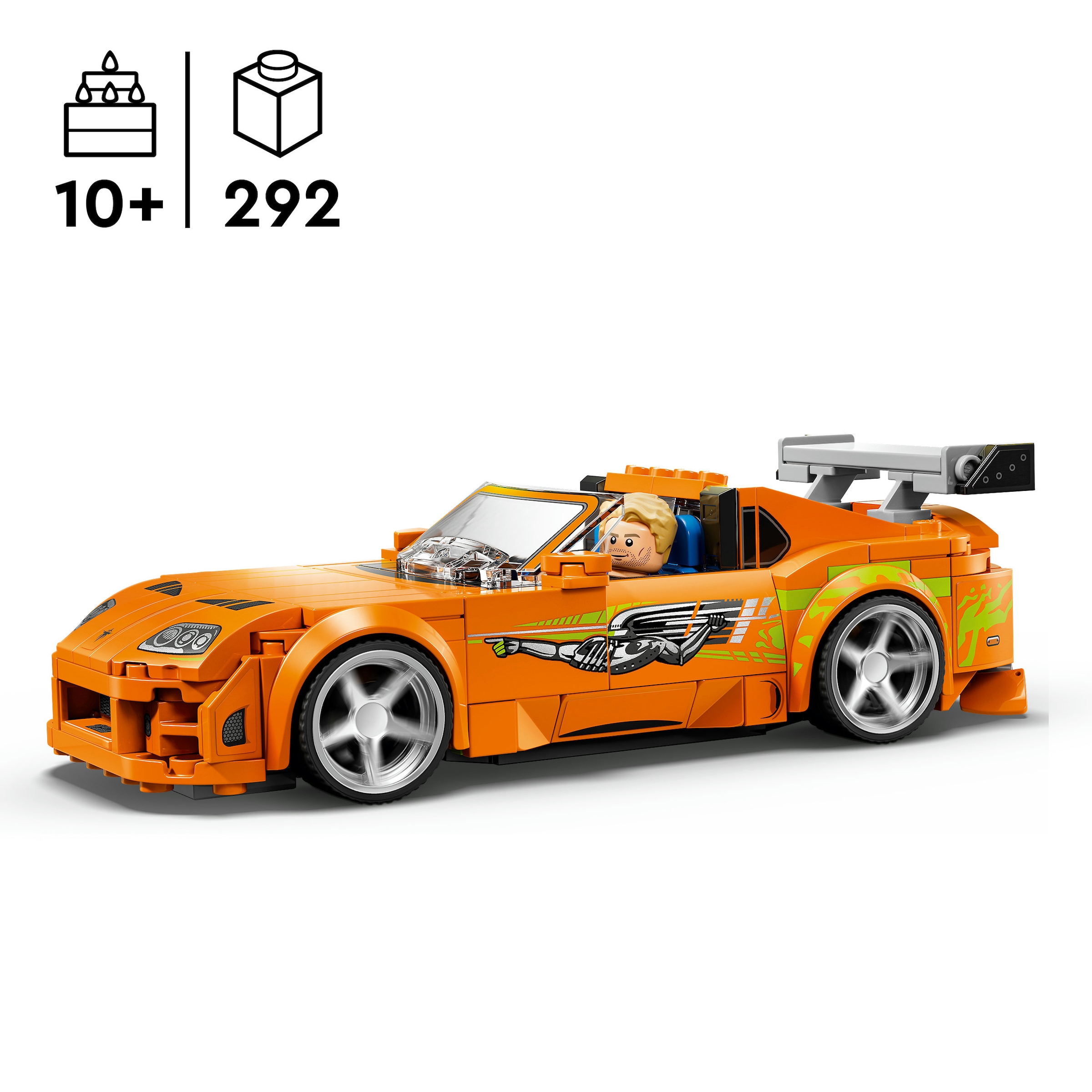 LEGO® Konstruktionsspielsteine »The Fast and The Furious Toyota Supra MK4 (77260)« LEGO Speed Champions; Made in Europe