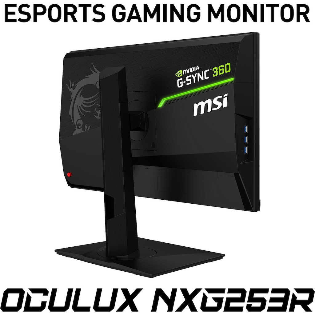 MSI Gaming-LED-Monitor »Oculux NXG253R E-Sports«, 62,2 cm/25 Zoll, 1920 x 1080 px, Full HD, 1 ms Reaktionszeit, 360 Hz