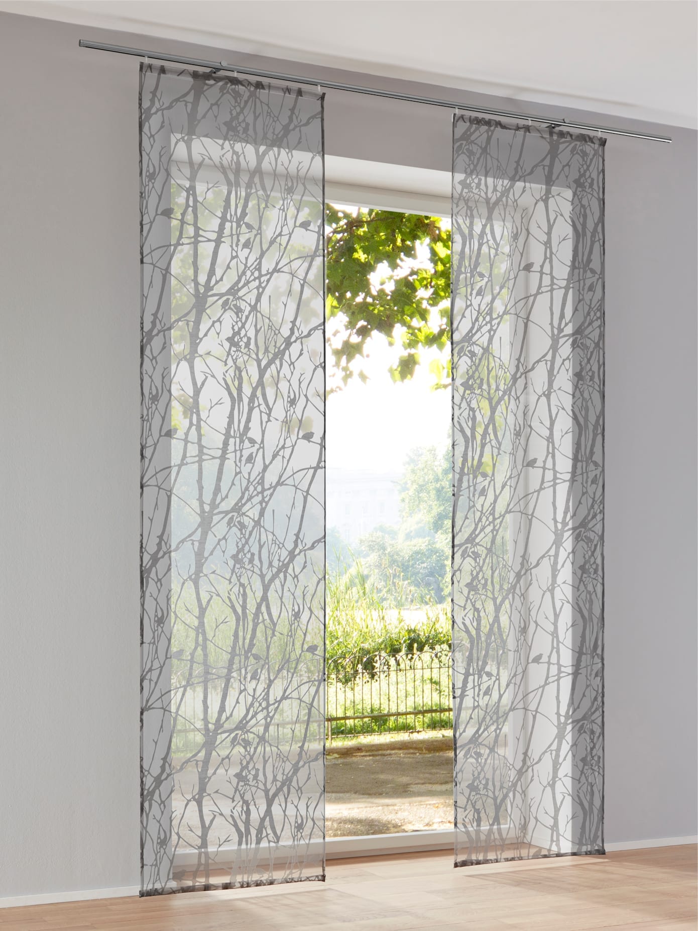 heine home Schiebegardine Klettband 1 Stk. tlg. günstig online kaufen