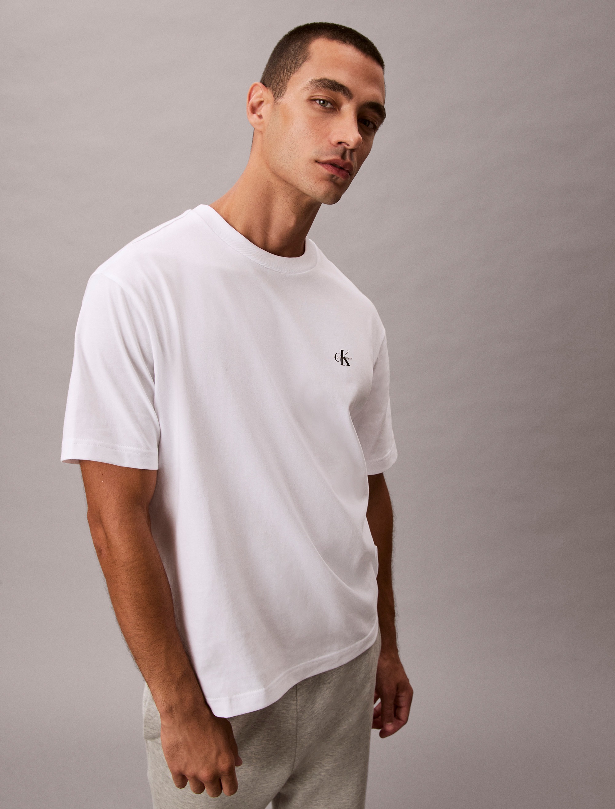 Thumbnail - Calvin Klein Jeans T-Shirt "2 PACK UNISEX TEE" Packung, 2er-Pack, mit Rundhalsausschnitt