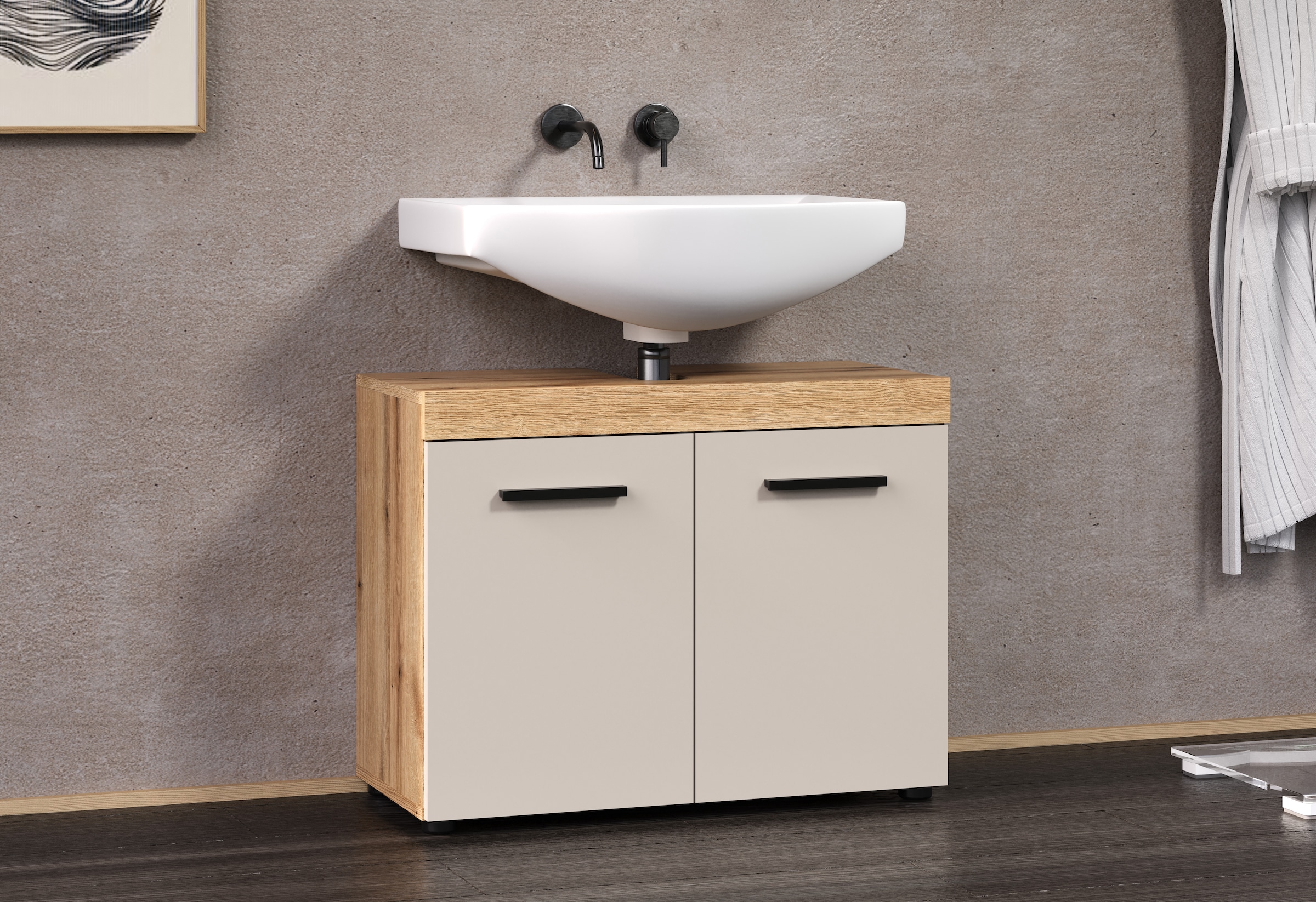 welltime Waschbeckenunterschrank »Isera« 1 Stk. tlg.