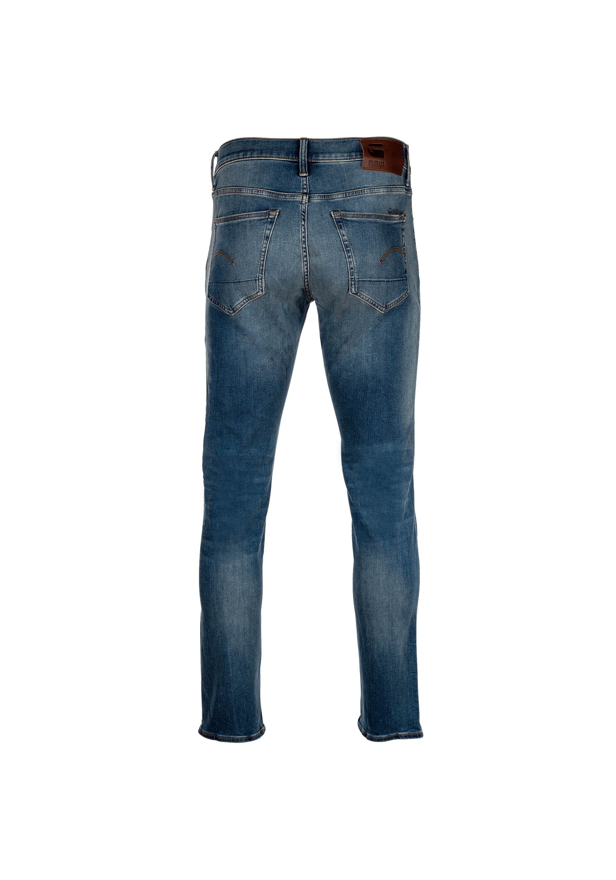 G-Star Herren Jeans 3301 Slim Fit - Blau - Vintage Medium Aged günstig online kaufen