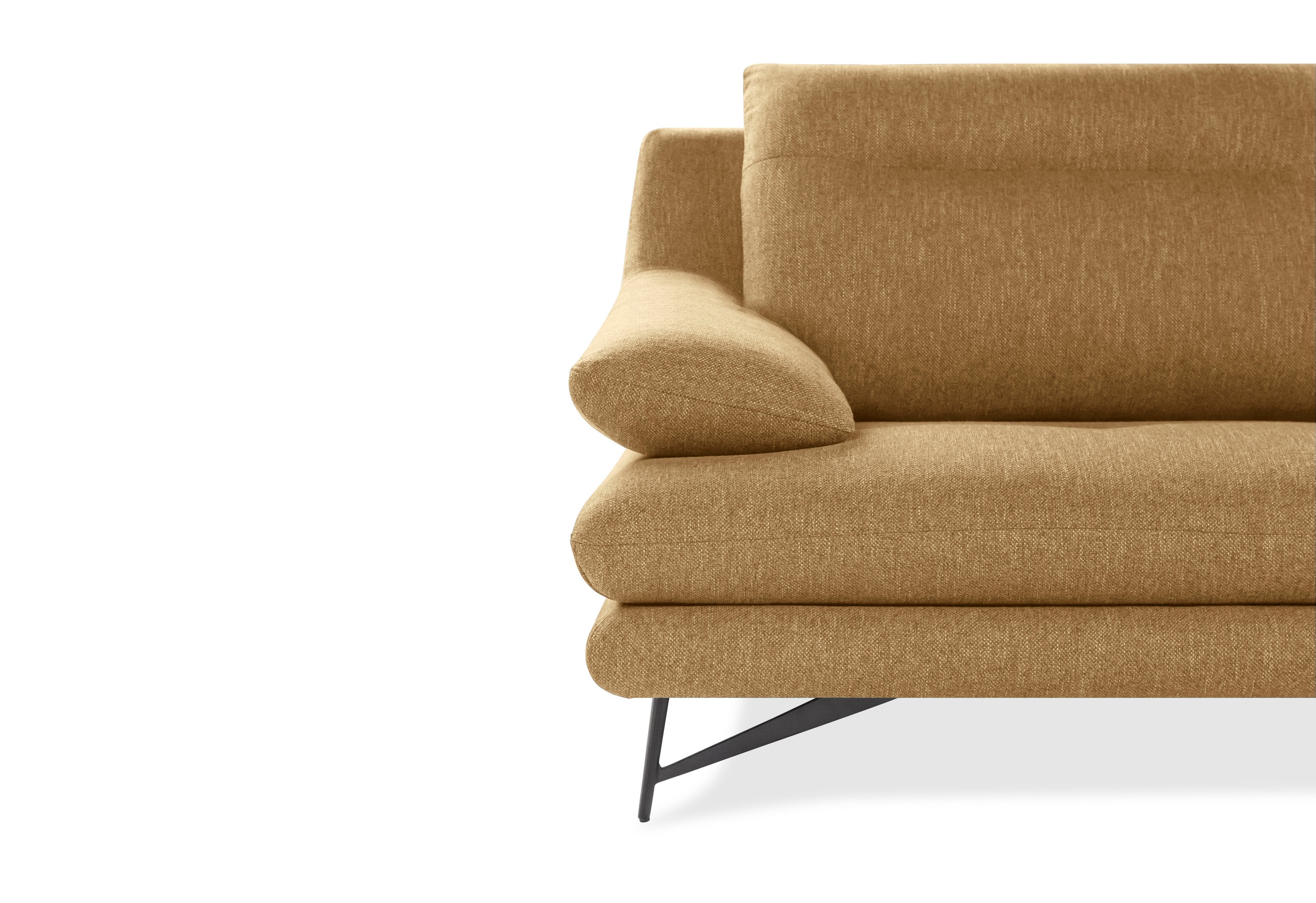 CALIA ITALIA 3-Sitzer »Cezanne modern, elegant und bequem, aufwendige Detailverarbeitung«, wahlweise mit Sitztiefenverstellung