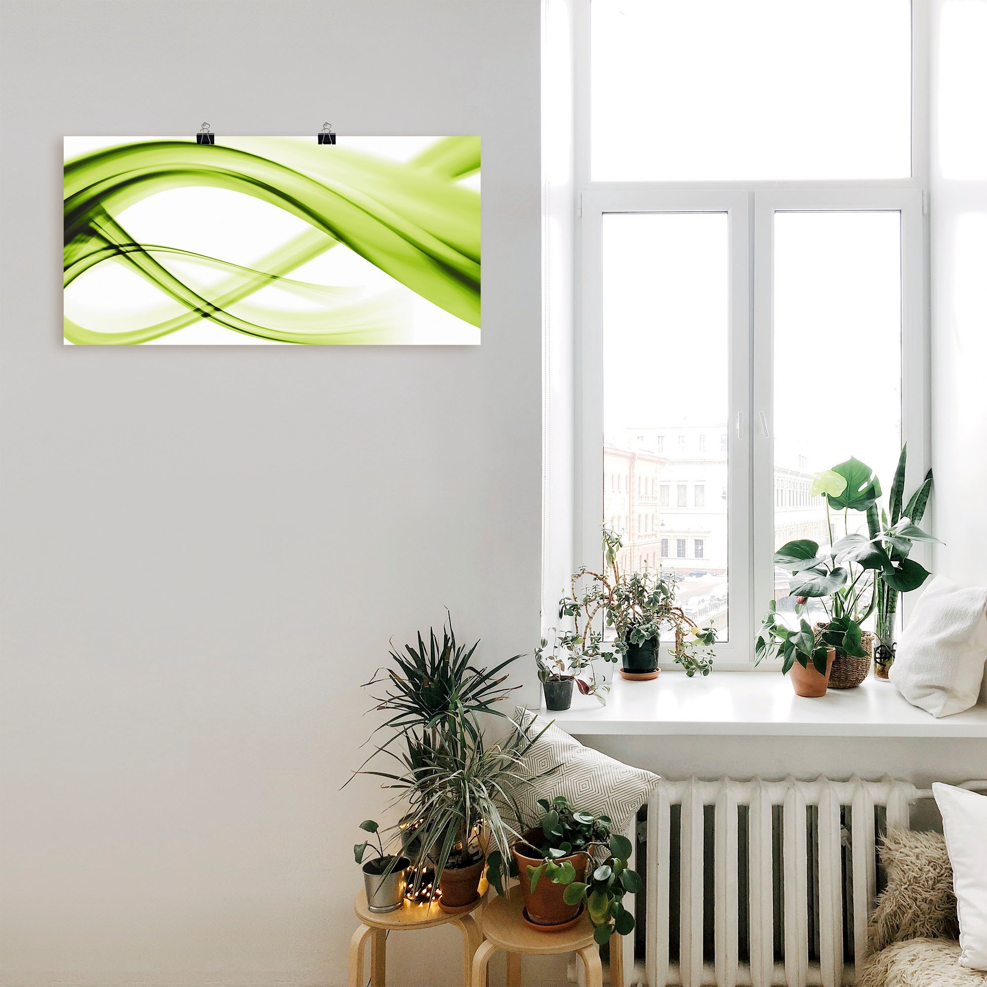 Artland Wandbild »Abstrakte Komposition«, Gegenstandslos, (1 St.), als Leinwandbild, Poster in verschied. Größen