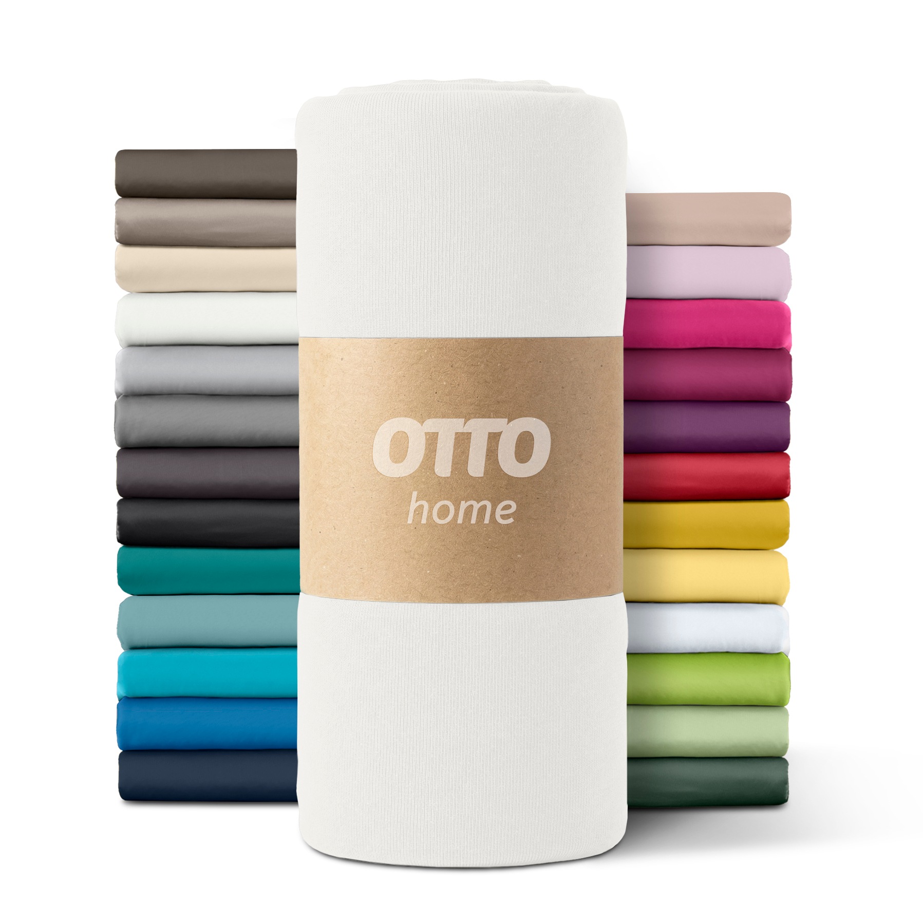 OTTO home Spannbettlaken "PAPRIKA Microfaser-Jersey, pflegeleicht" Bettlaken Laken in Jersey Qualität, schnelltrocknend