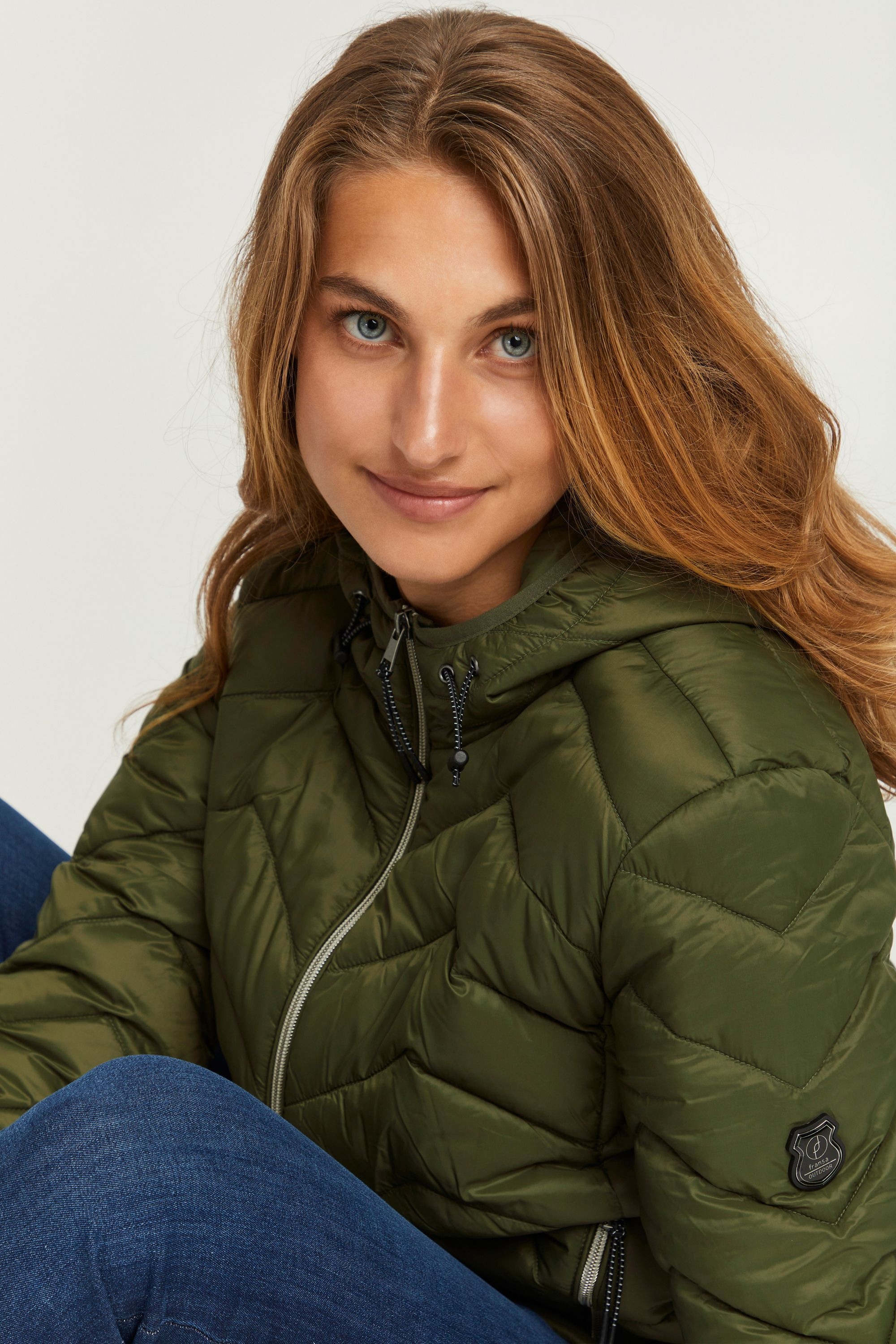 fransa Steppjacke »Steppjacke FRPadma«, mit Kapuze