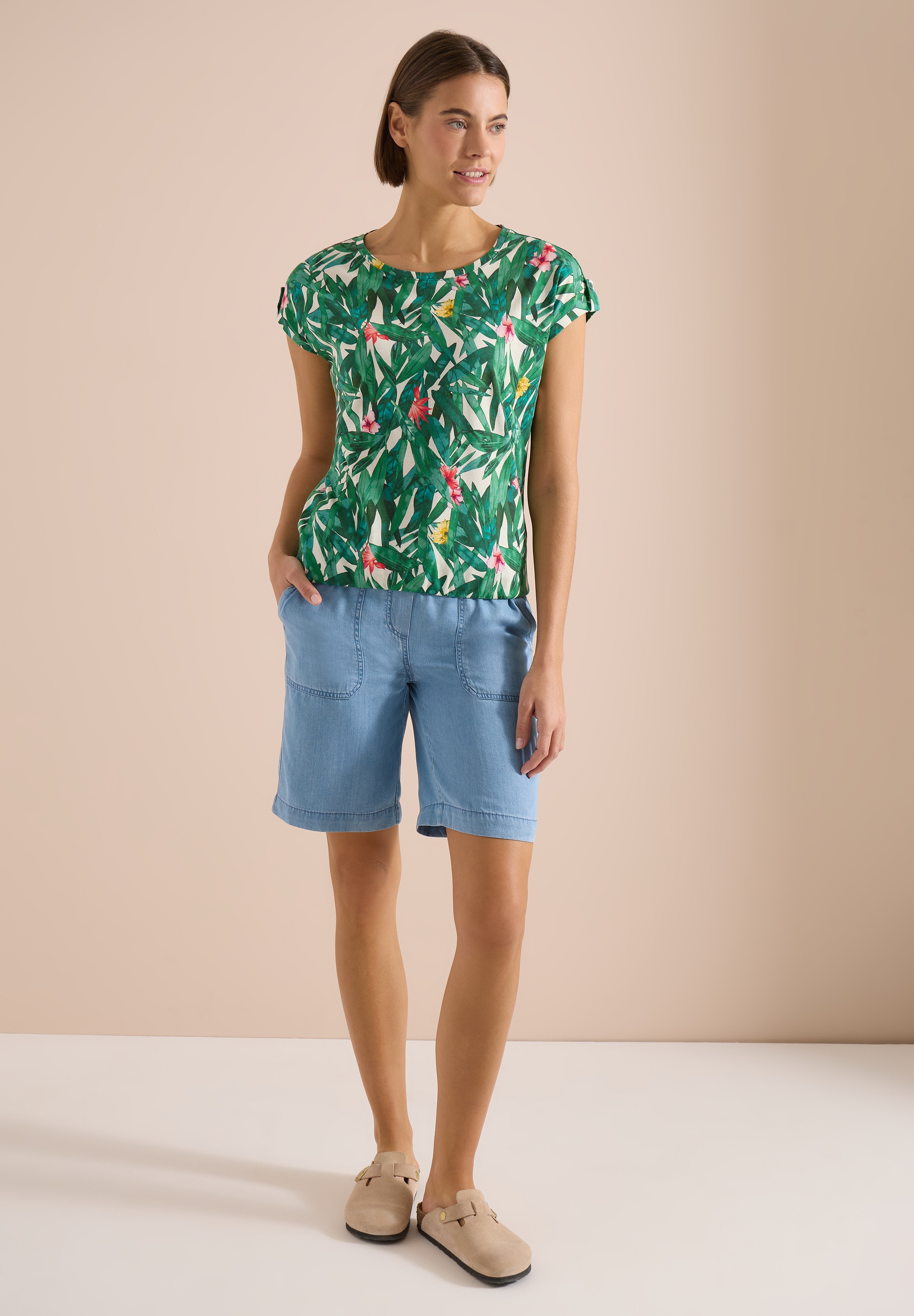 Cecil Blusenshirt im soften Baumwoll-Mix
