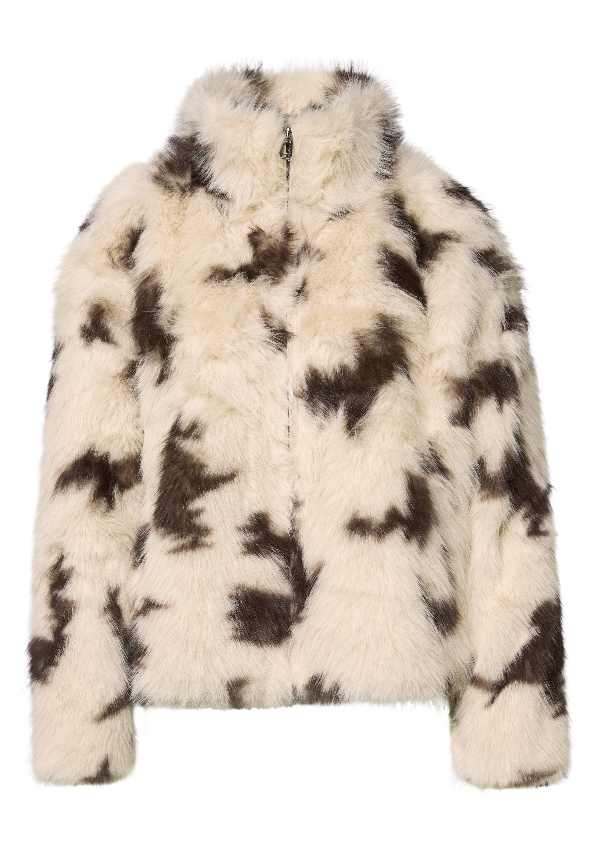STREET ONE STUDIO Fellimitatjacke ohne Kapuze mit Stehkragen
