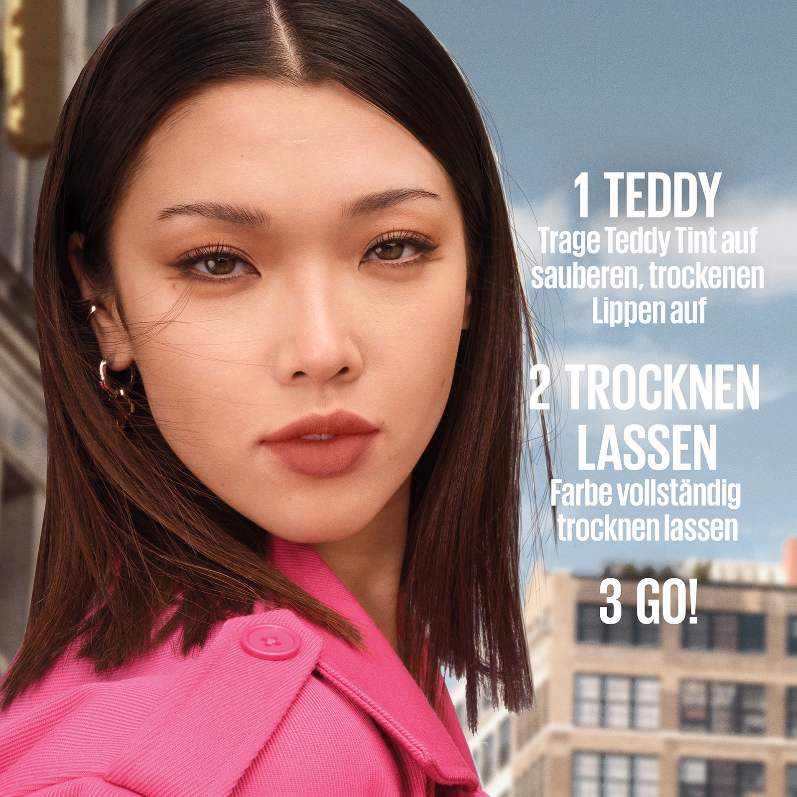 MAYBELLINE NEW YORK Lippenstift »SUPER STAY TEDDY TINT LIPPENSTIFT« mit weichem Teddy-Applikator