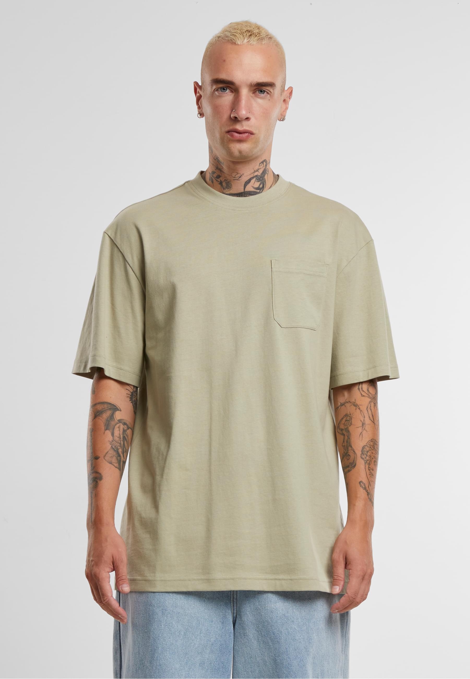 URBAN CLASSICS Langarmshirt »Urban Classics Tall Pocket Tee«, (1 tlg.)