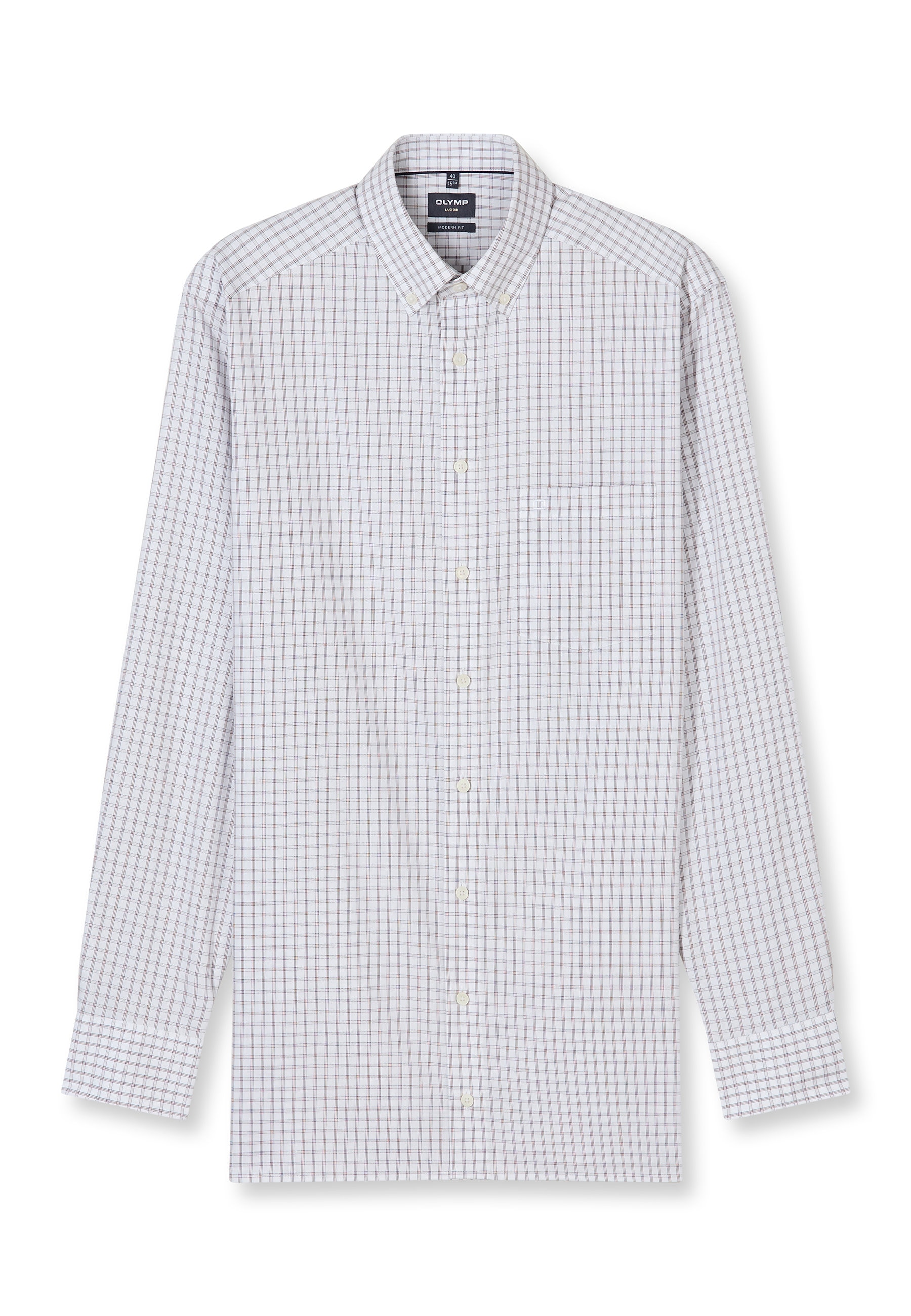 OLYMP Businesshemd "OLYMP Luxor, Modern Fit, Button-down"