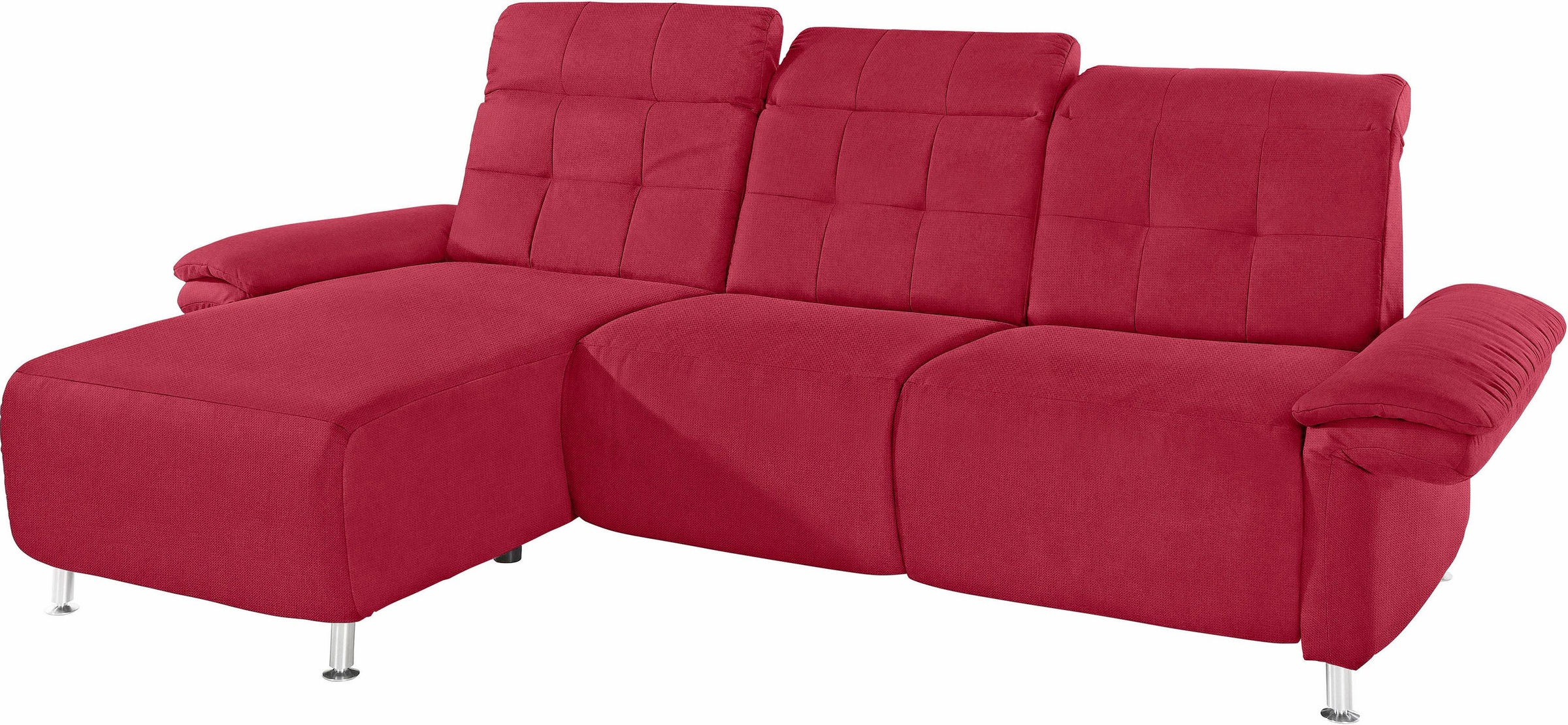 Home affaire Ecksofa "Manhattan L-Form" 2 Sitze mit elektrischer Relaxfunkt günstig online kaufen