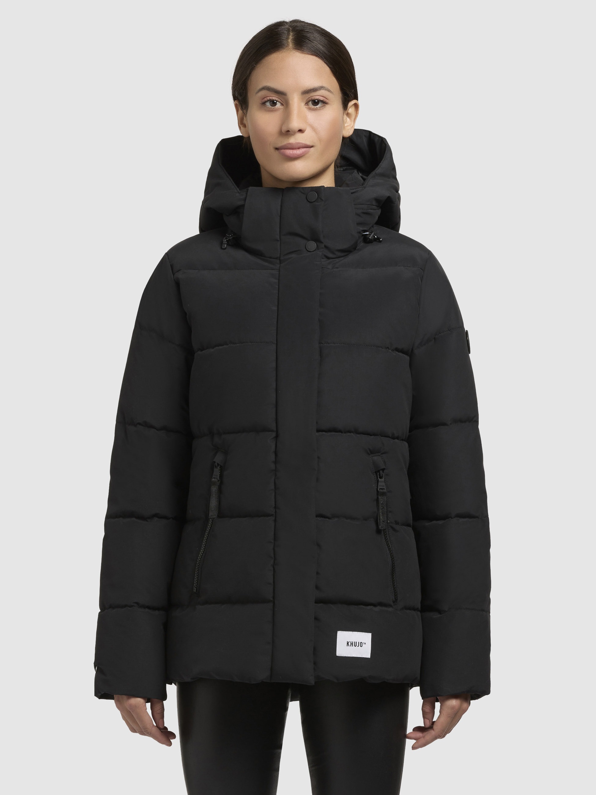 khujo Steppjacke »MANC«, mit Kapuze