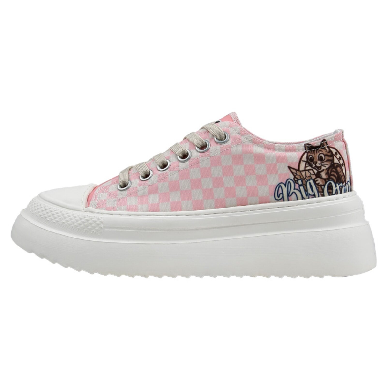 DOGO Sneaker "Freya Low-Top Sneaker Big Steps Cat Damen Sneaker" Handgefertigt