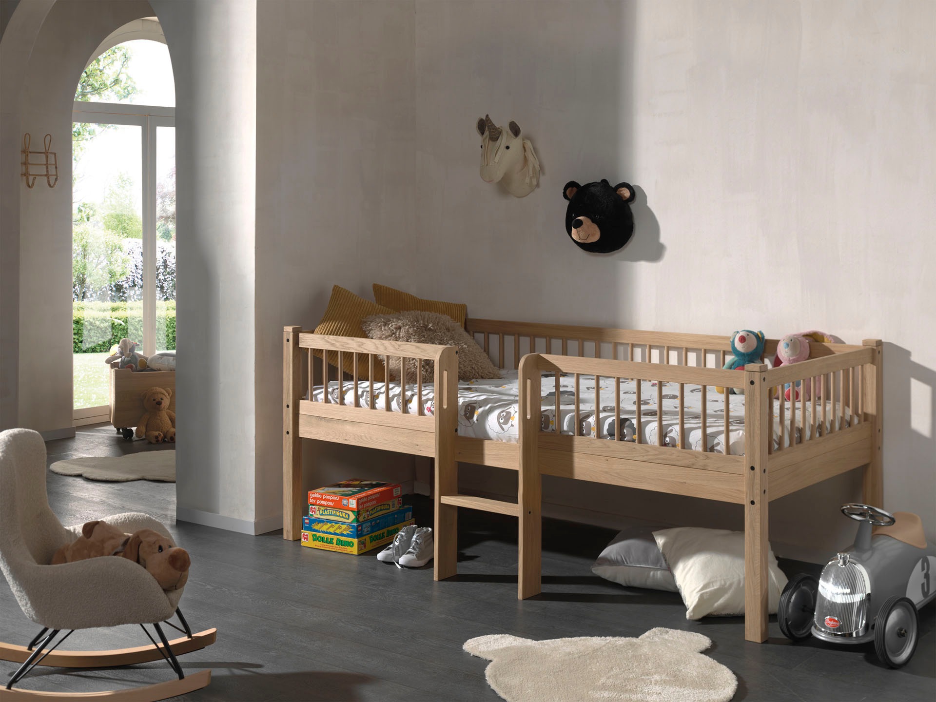 Vipack Massivholzbett "Forrest Massivholzbett Made in Europe, stabil und ho günstig online kaufen