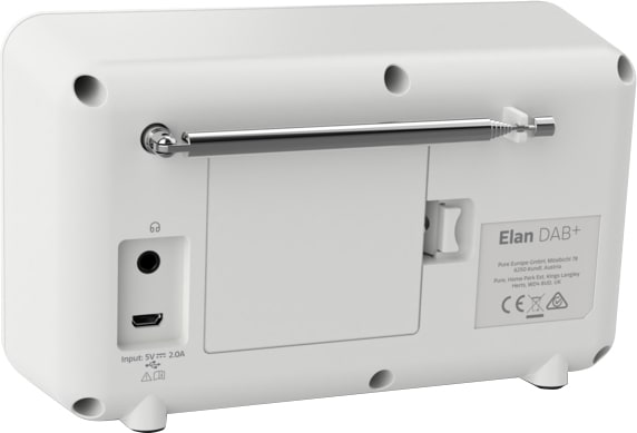 Pure Digitalradio (DAB+) »Elan DAB+«, (Bluetooth Digitalradio (DAB+) 2,5 W)