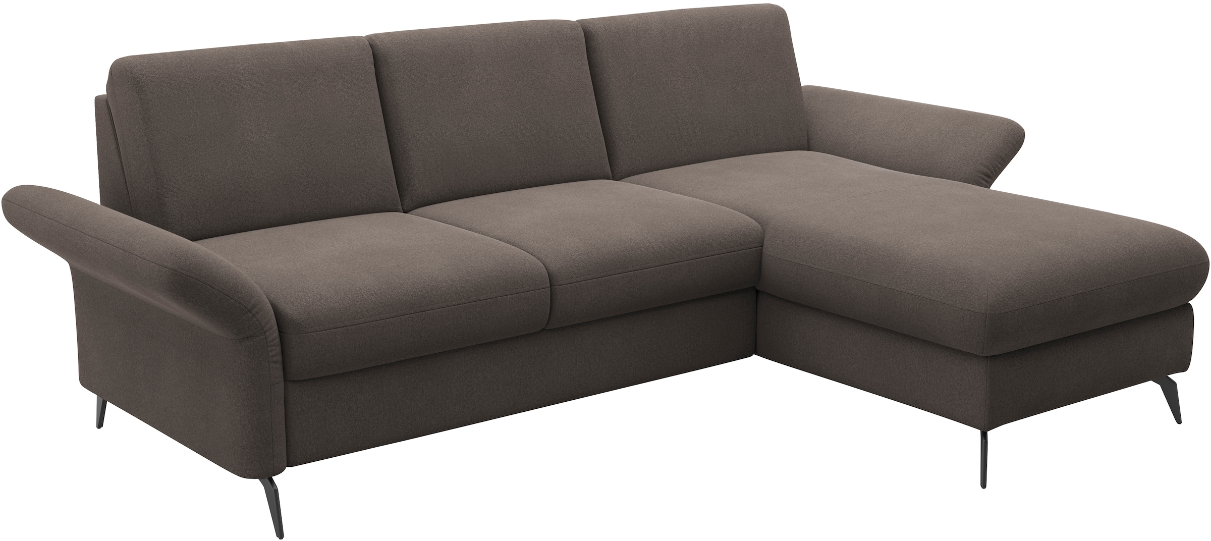 Home affaire Ecksofa »Rochelle«, optional: Armteilverstellung, klappbar, Bettkasen