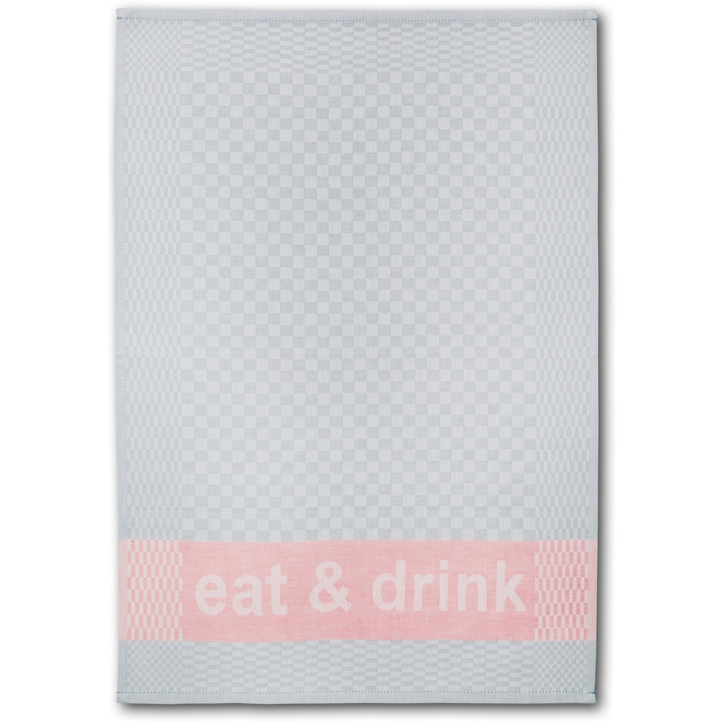 Dyckhoff Geschirrtuch »eat & drink«, (Set, 6 tlg.)