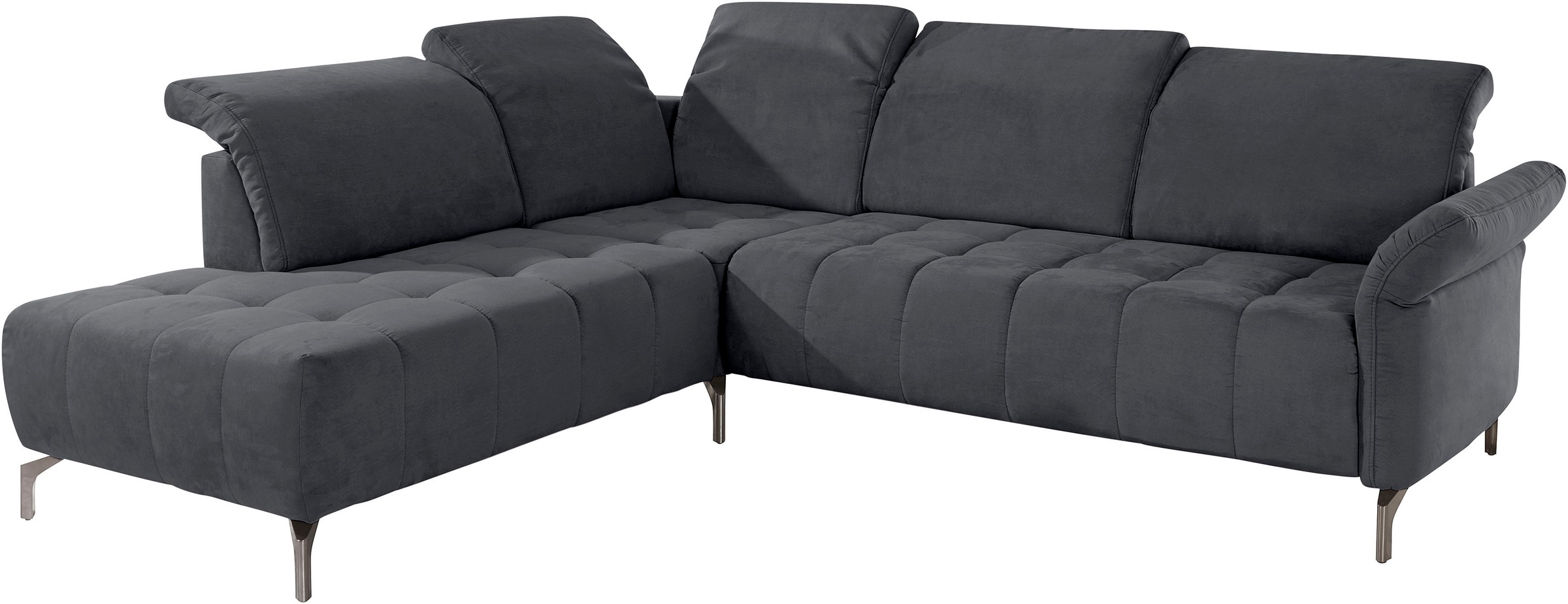INOSIGN Ecksofa »Fresh L-Form«, Federkern, wahlweise Kopfteilverstellung und motorischer Vorziehsitz