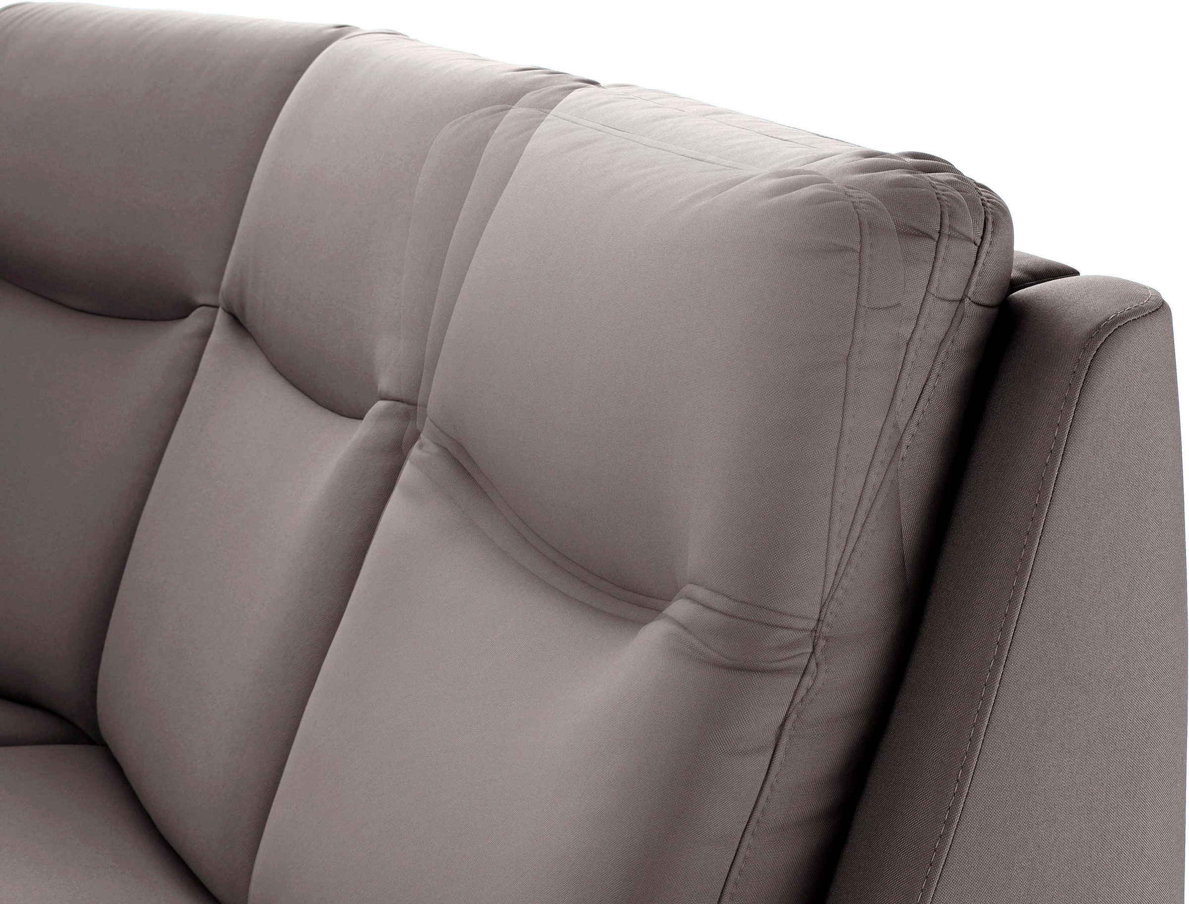 sit&more Ecksofa »Boccaccio L-Form«, mit Federkern und Kopfteilverstellung, wahlweise mit Bettfunktion