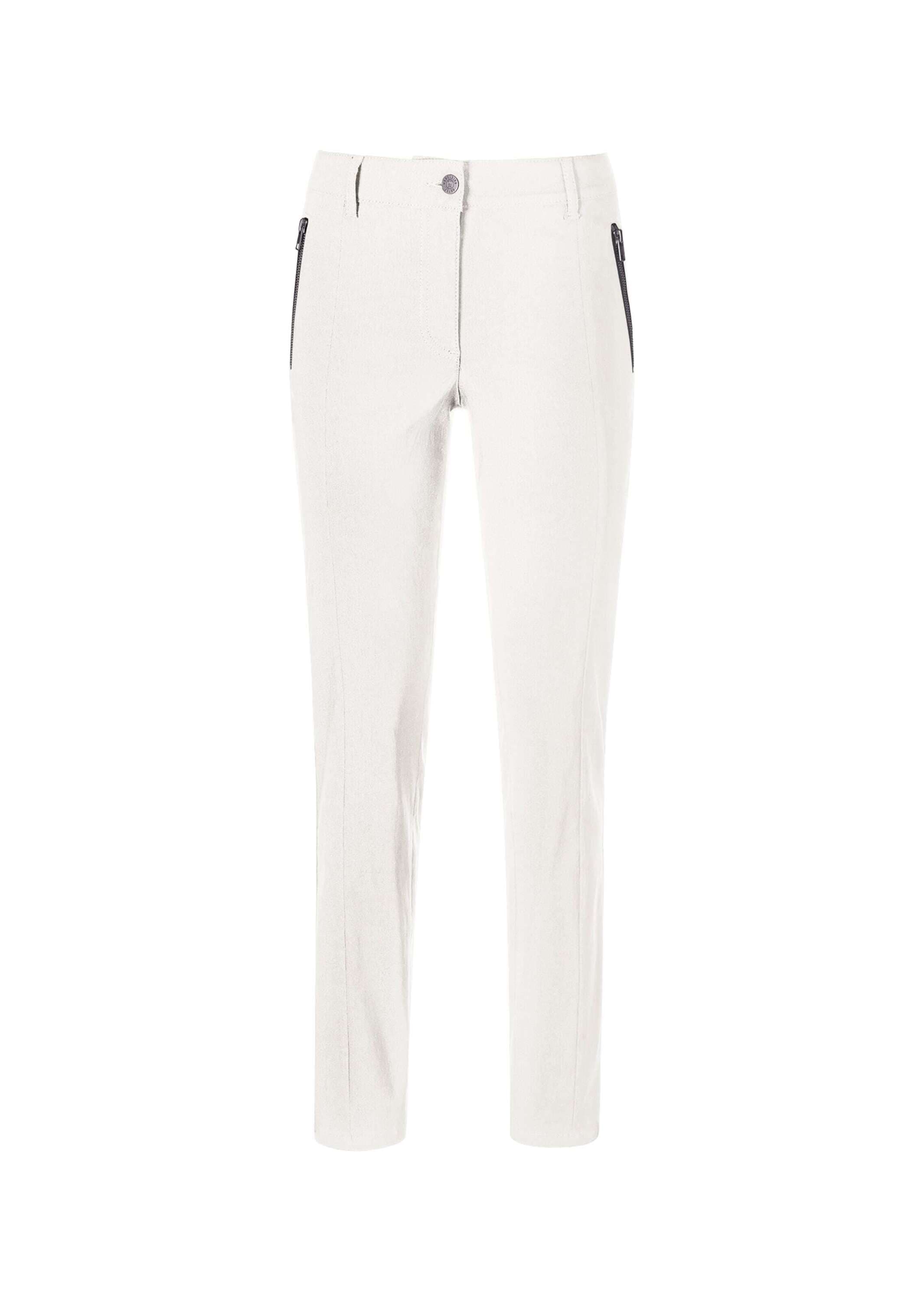 MADELEINE Stoffhose "Hose Schmale Skinny-Hose, Zippertaschen"