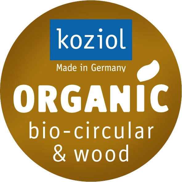 KOZIOL Küchenrollenhalter »MIAOU«, (1 St.), 100% recycelbar, aus biozirkulärem Kunststoff + FSC Holz
