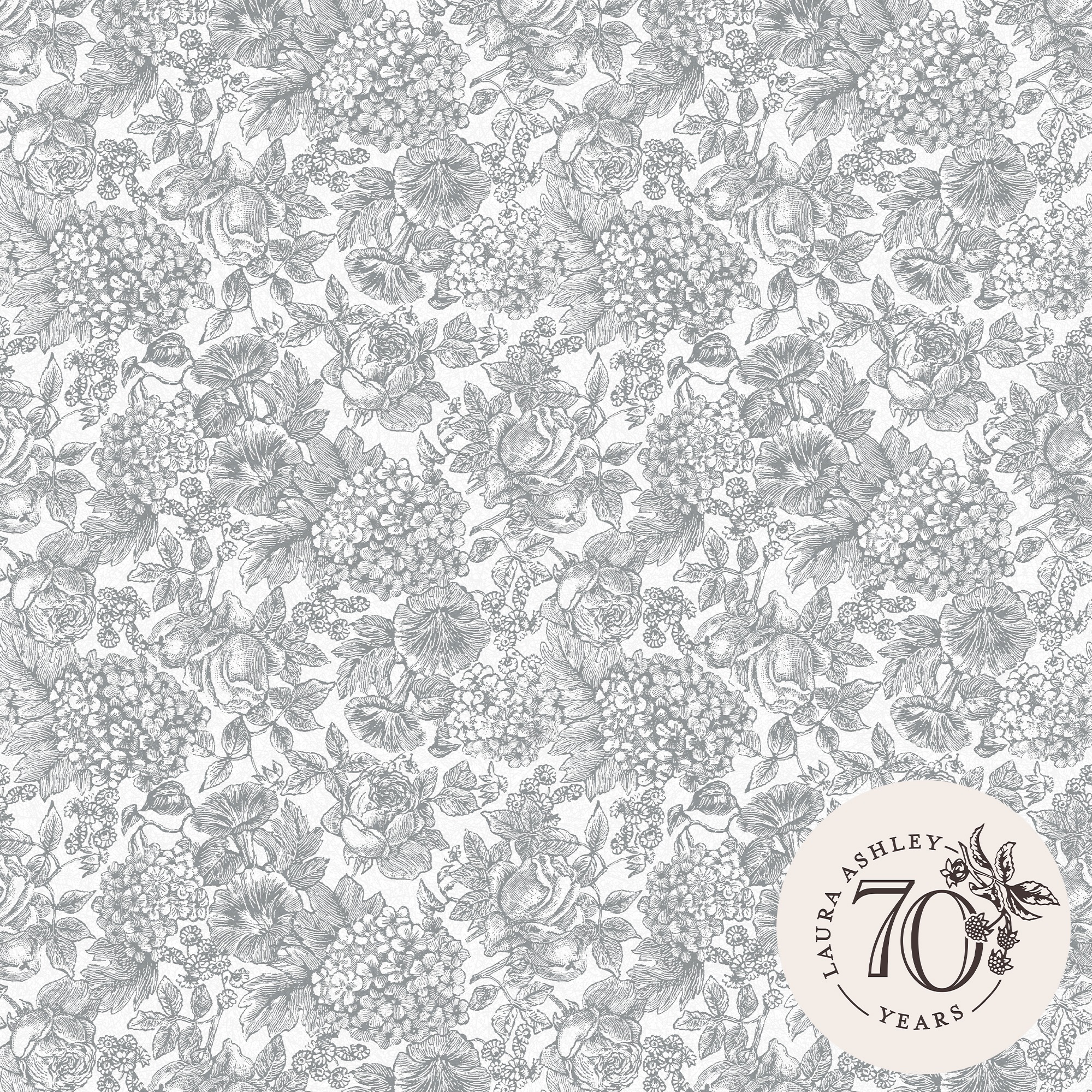 LAURA ASHLEY Vliestapete »Louise«, geblümt, 10mx52cm (ca. 5m2)