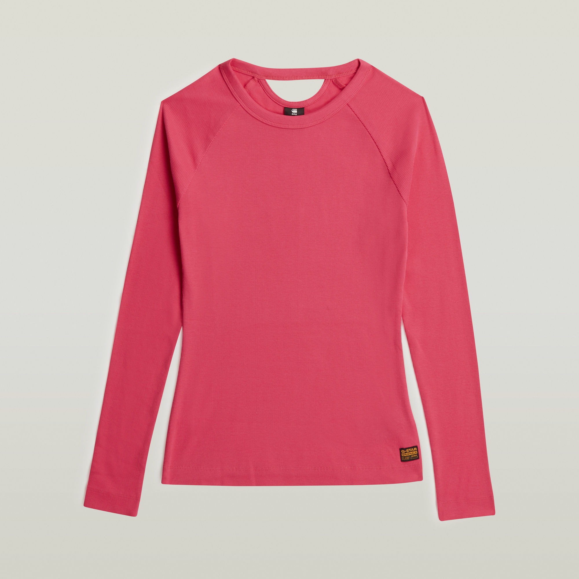 G-STAR T-Shirt »Slim Rib Keyhole«, mit Cut-Out hinten