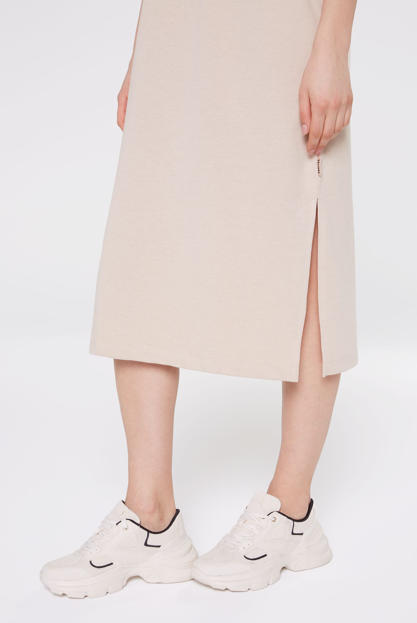 SENSES.THE LABEL Sommerkleid Ohne Taschen mit Baumwolle