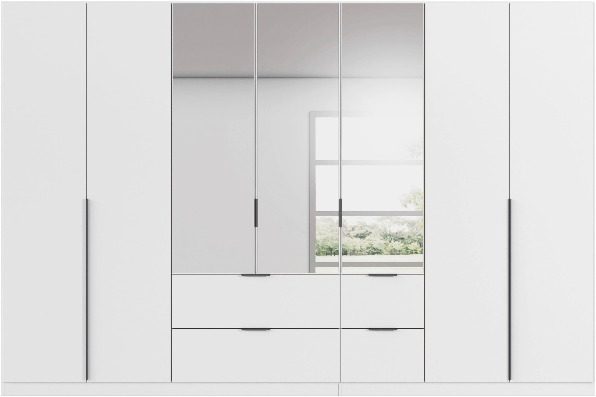 OTTO home Drehtürenschrank "Kleiderschrank Schrank Garderobe AGORDO mit Dek günstig online kaufen