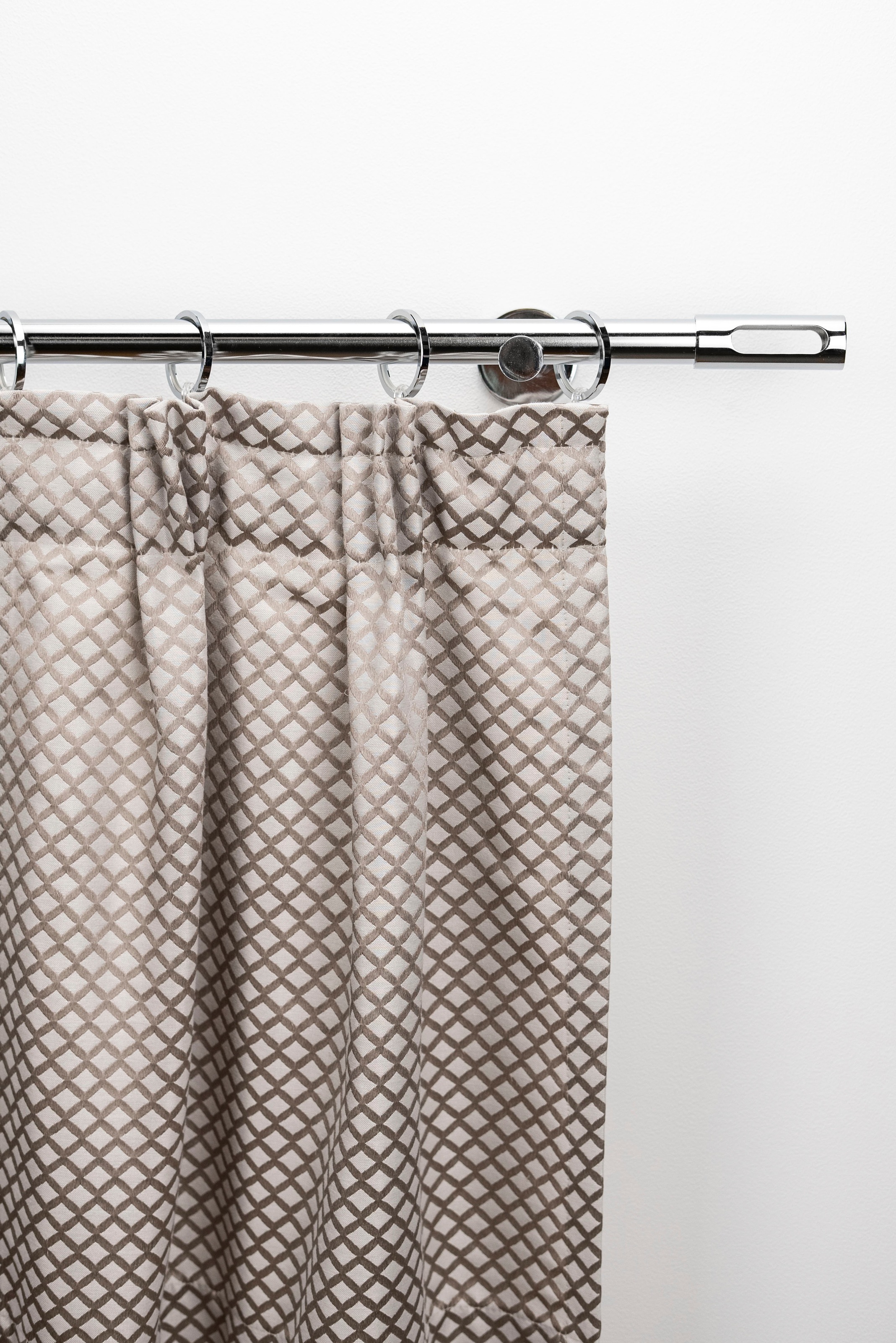 GARESA Gardinenstange "EASY" Ø 20 mm 1 läufig-läufig Wunschmaßlänge Vorhang günstig online kaufen