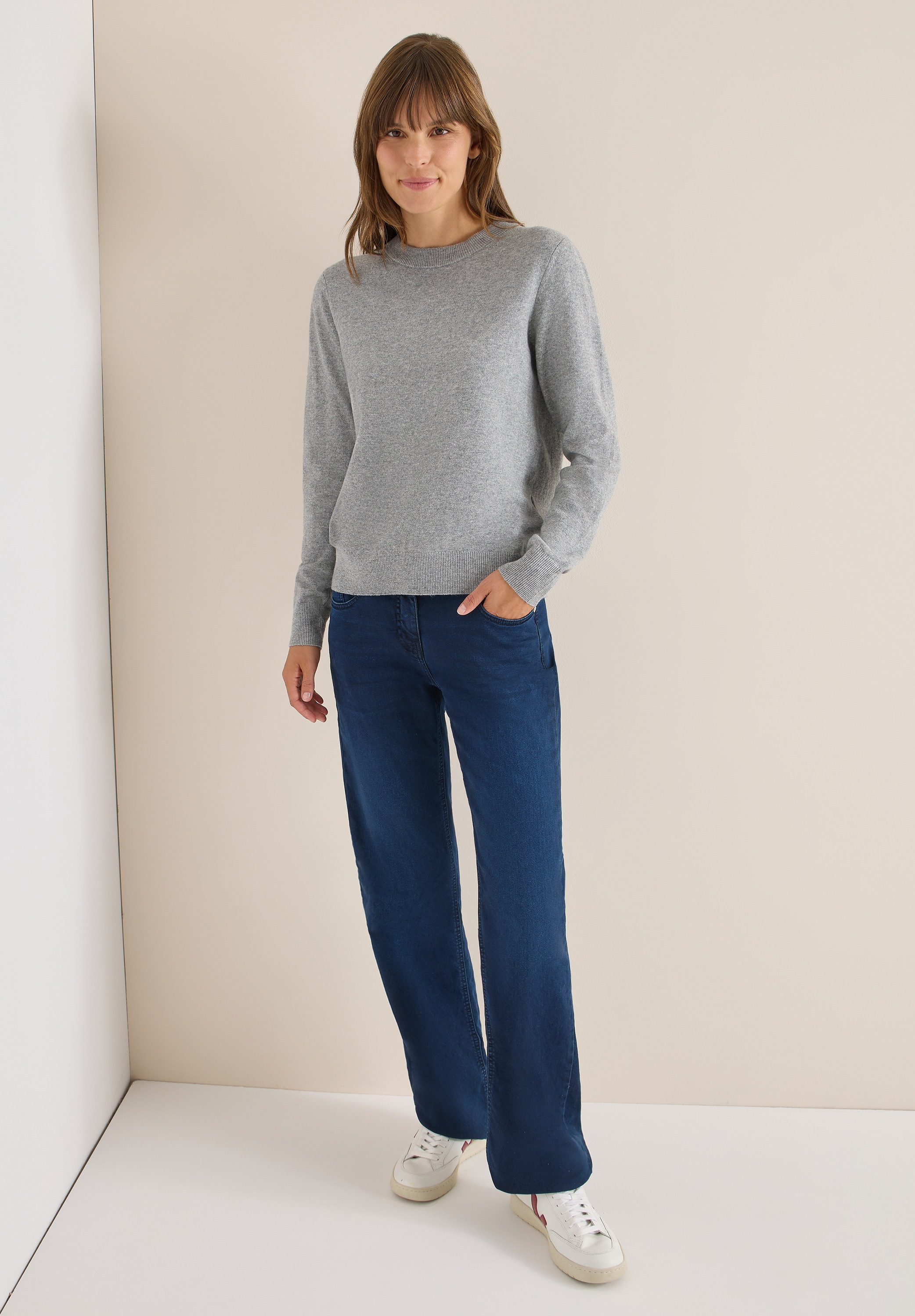 Cecil Strickpullover mit Rundhalsausschnitt