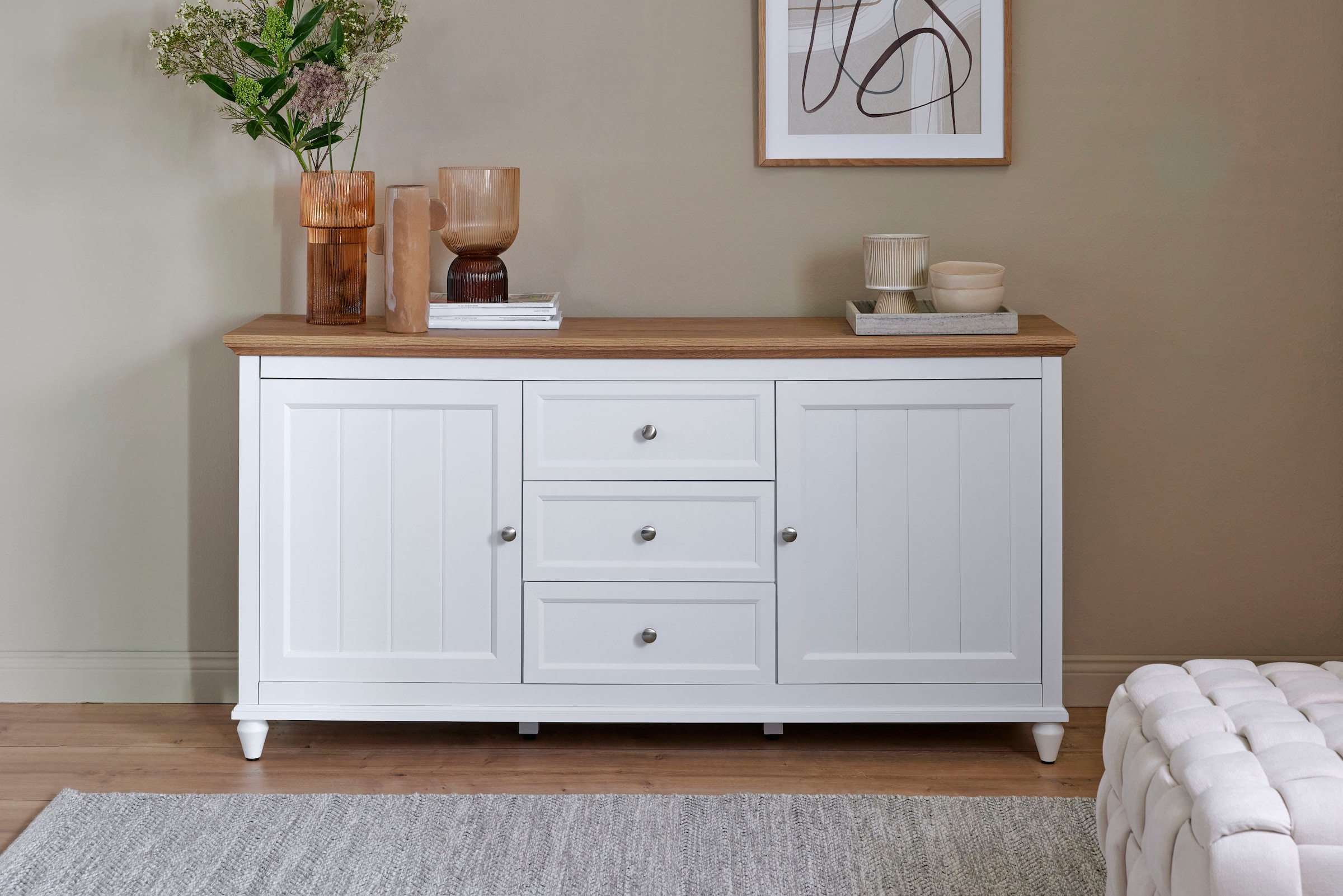 Jahnke Sideboard "COTTAGE SB 150", (1 St.), Sideboard, Landhausstil, 2 Türe günstig online kaufen