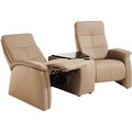 exxpo - sofa fashion 2-Sitzer, mit Relaxfunktion, integrierter Tischablage und Stauraumfach