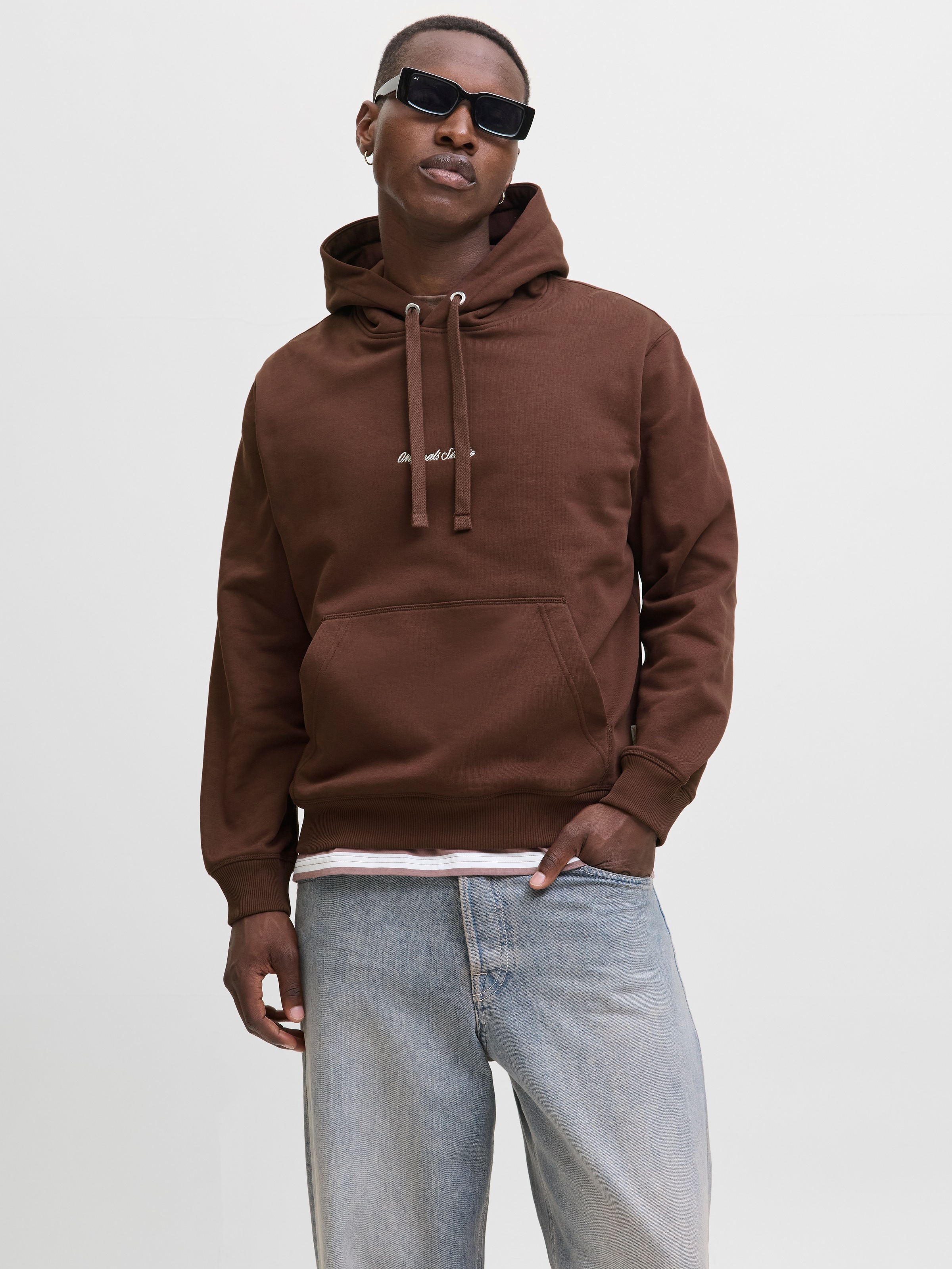 Jack & Jones Kapuzensweatshirt "JORNORREBRO EMB SWEAT HOOD NOOS" mit Logo P günstig online kaufen
